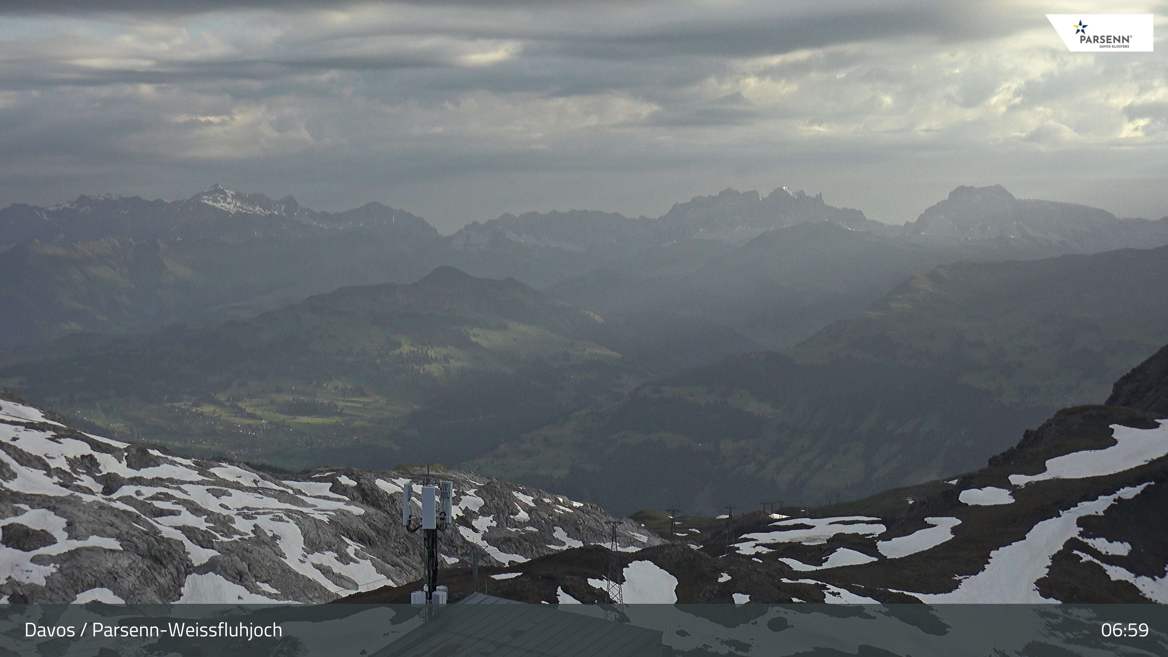 Archiv Foto Webcam Weissfluhjoch - Schifer
