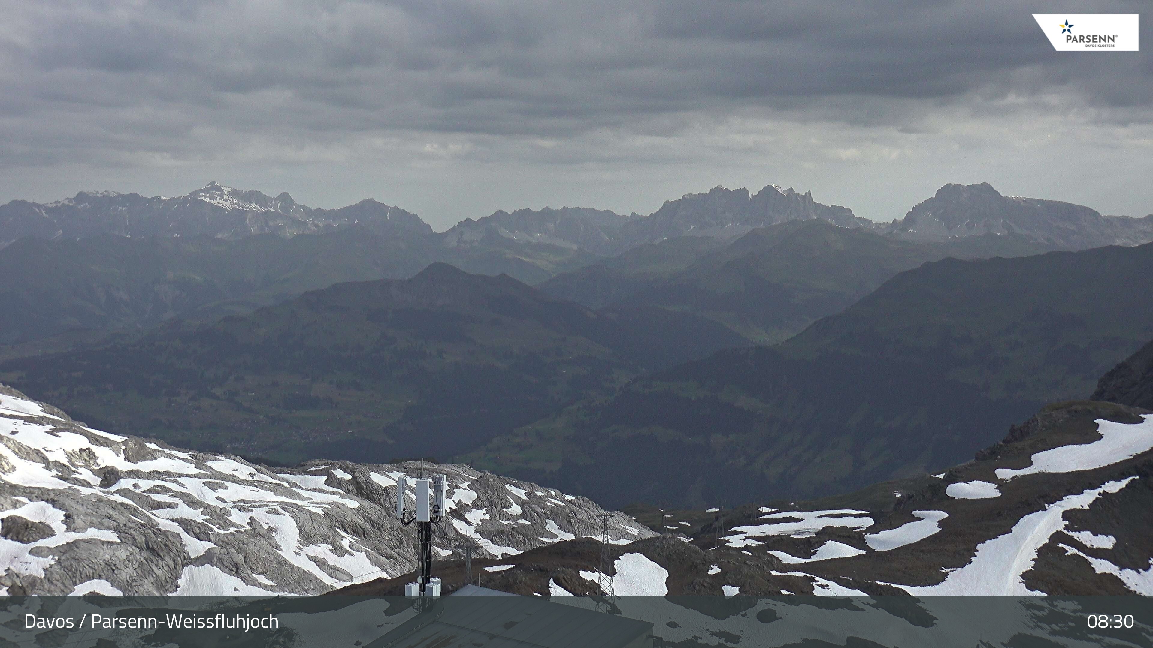 Archiv Foto Webcam Weissfluhjoch - Schifer
