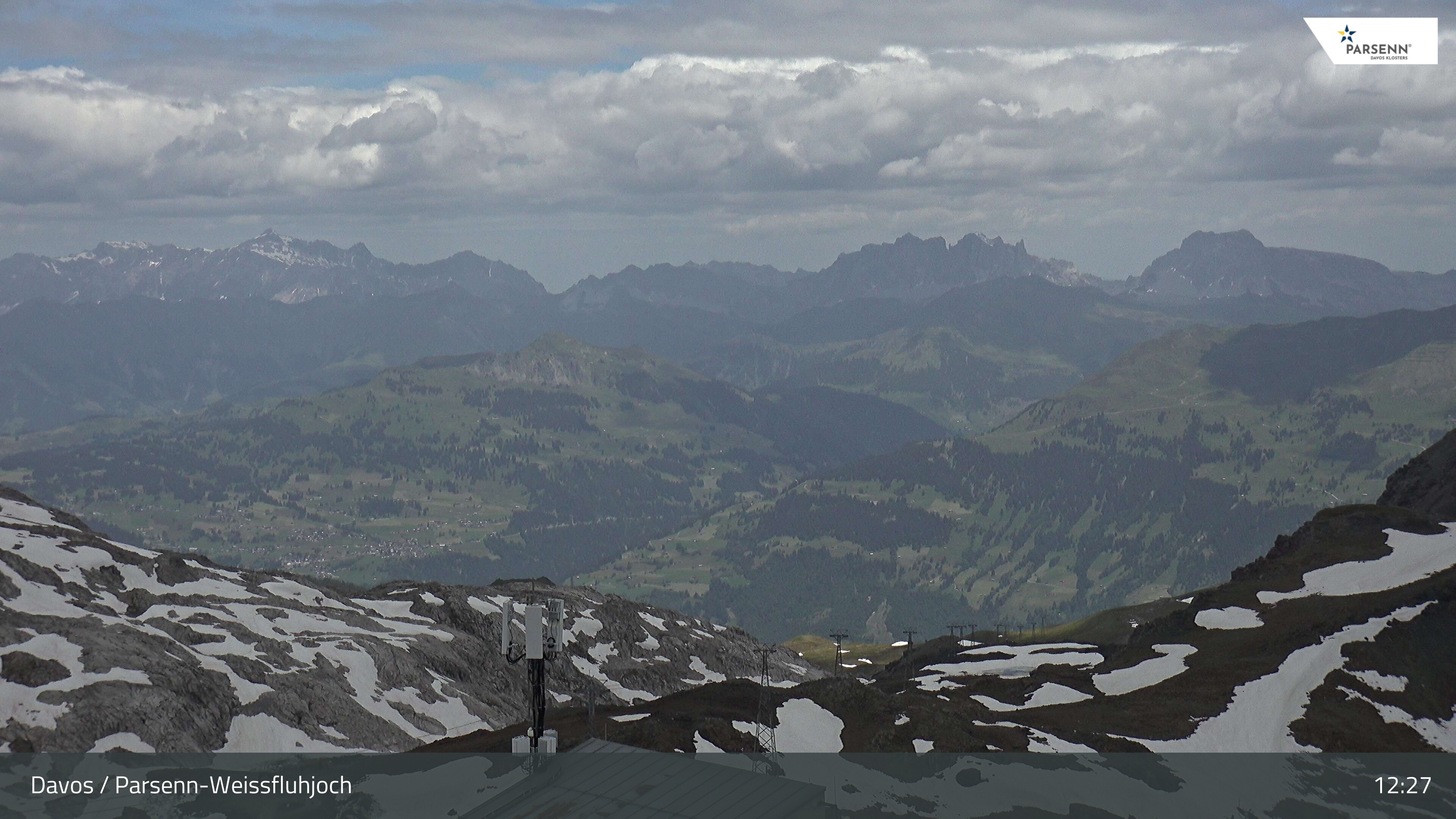 Archiv Foto Webcam Weissfluhjoch - Schifer