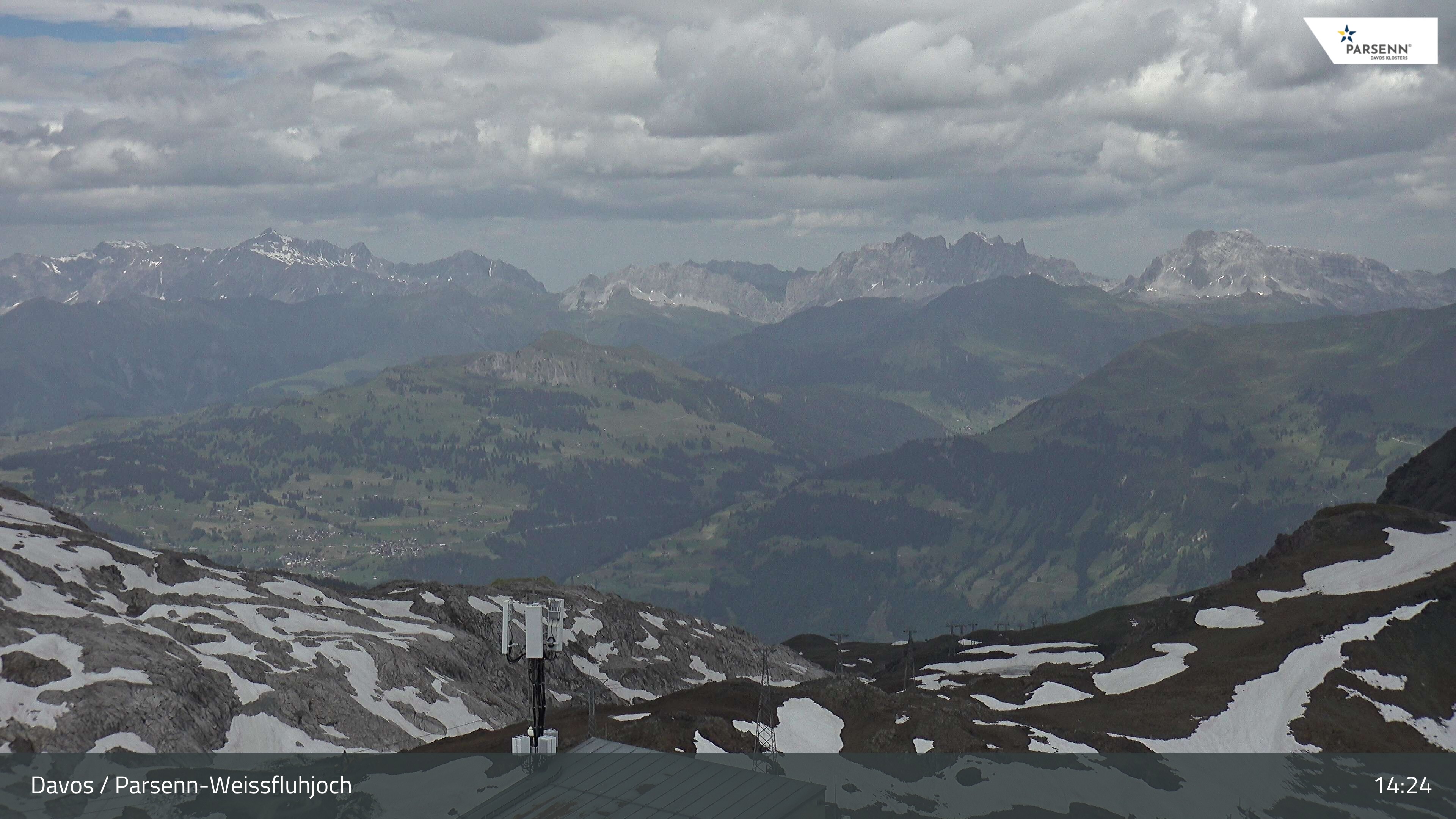 Archiv Foto Webcam Weissfluhjoch - Schifer