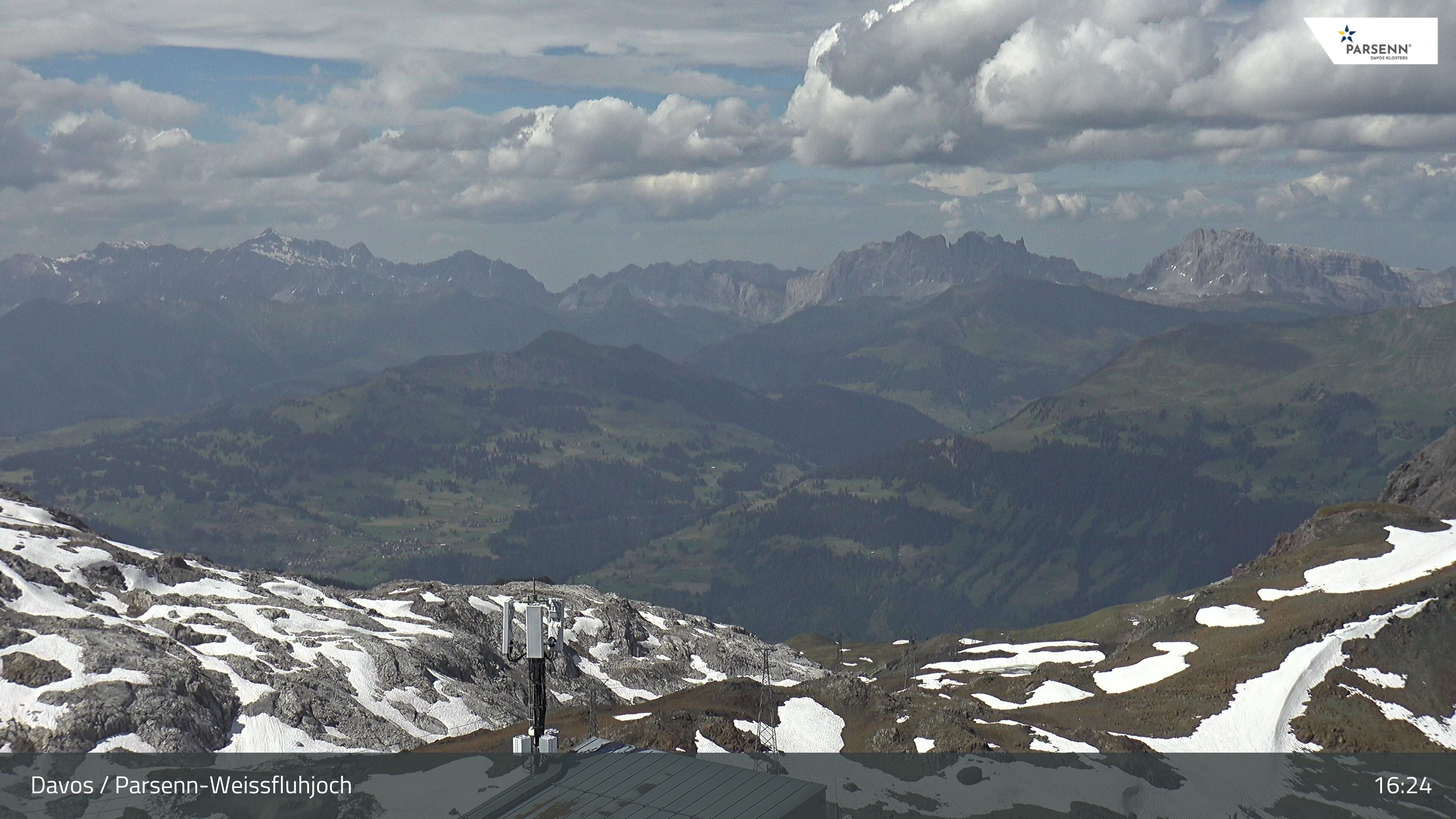 Archived image Webcam Weissfluhjoch, Davos Klosters