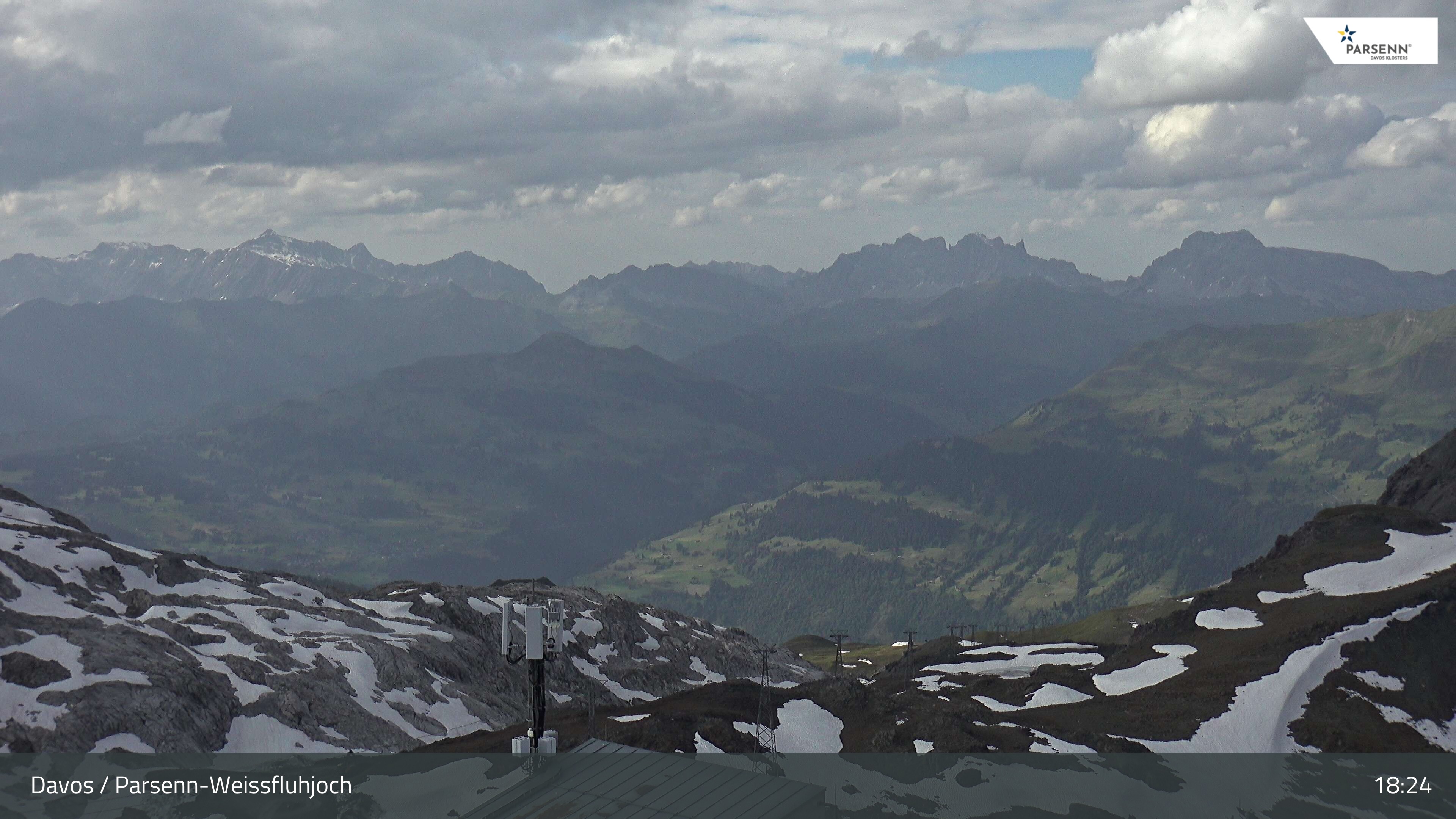 Archived image Webcam Weissfluhjoch, Davos Klosters