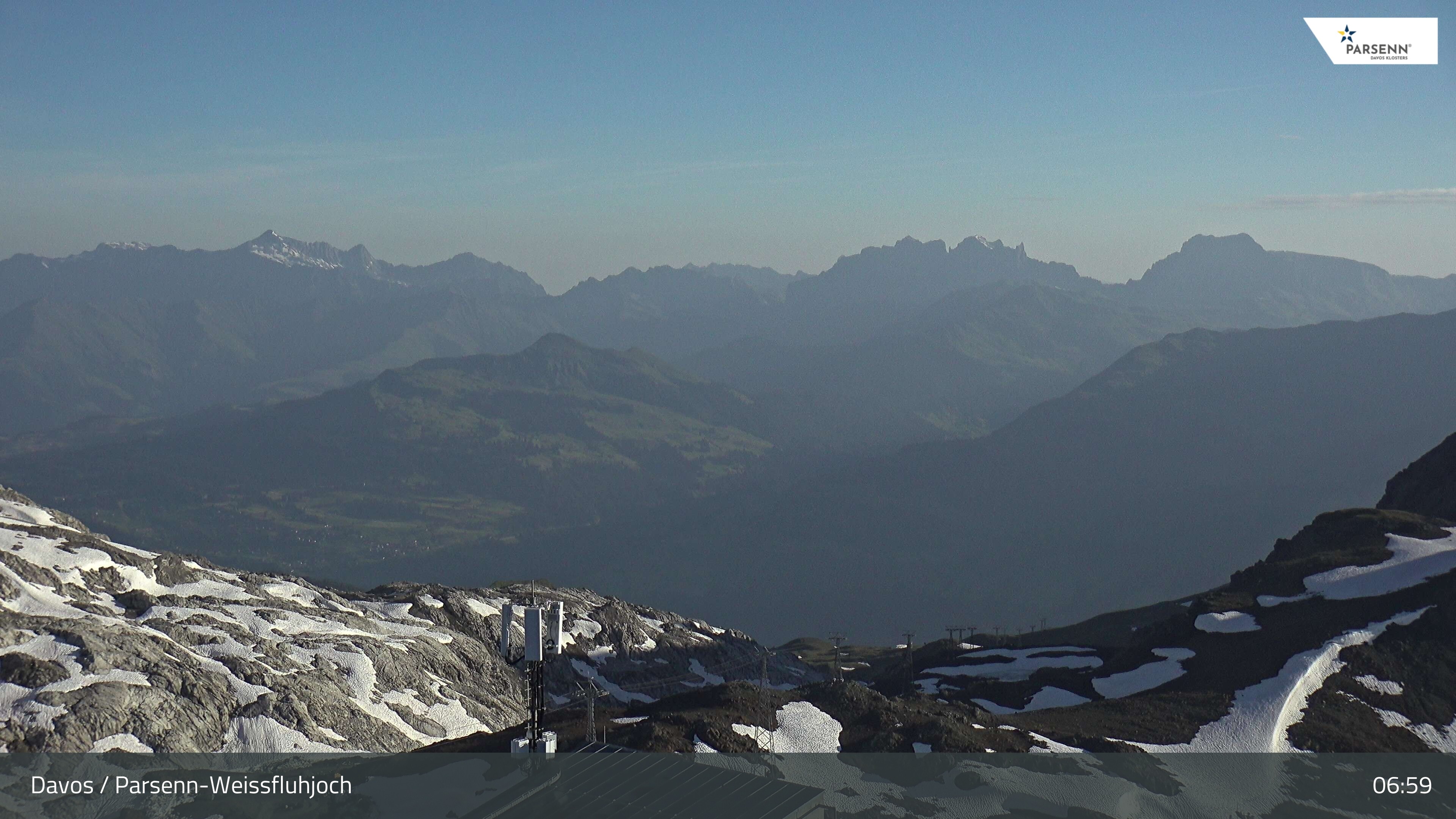 Archiv Foto Webcam Weissfluhjoch - Schifer
