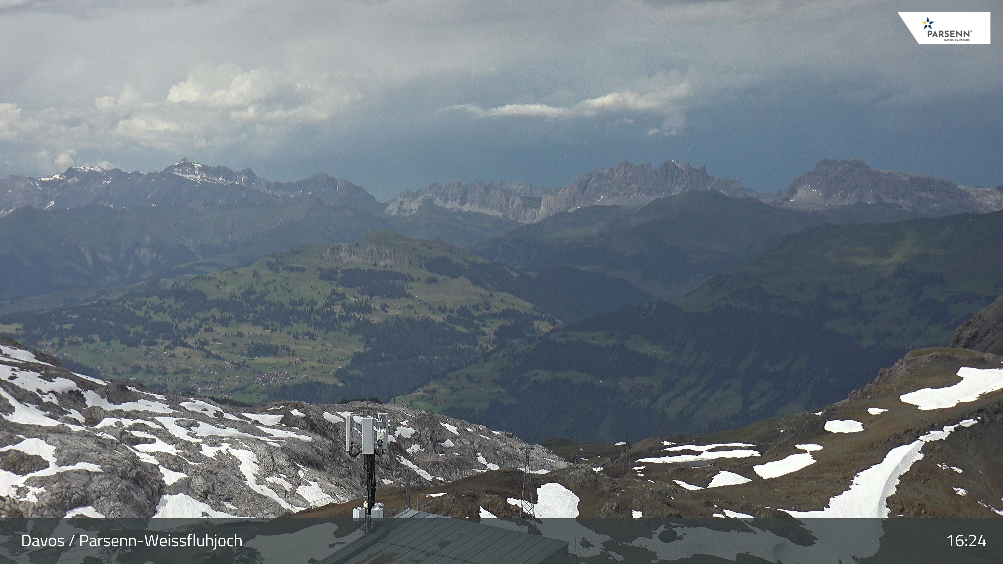Archiv Foto Webcam Weissfluhjoch - Schifer