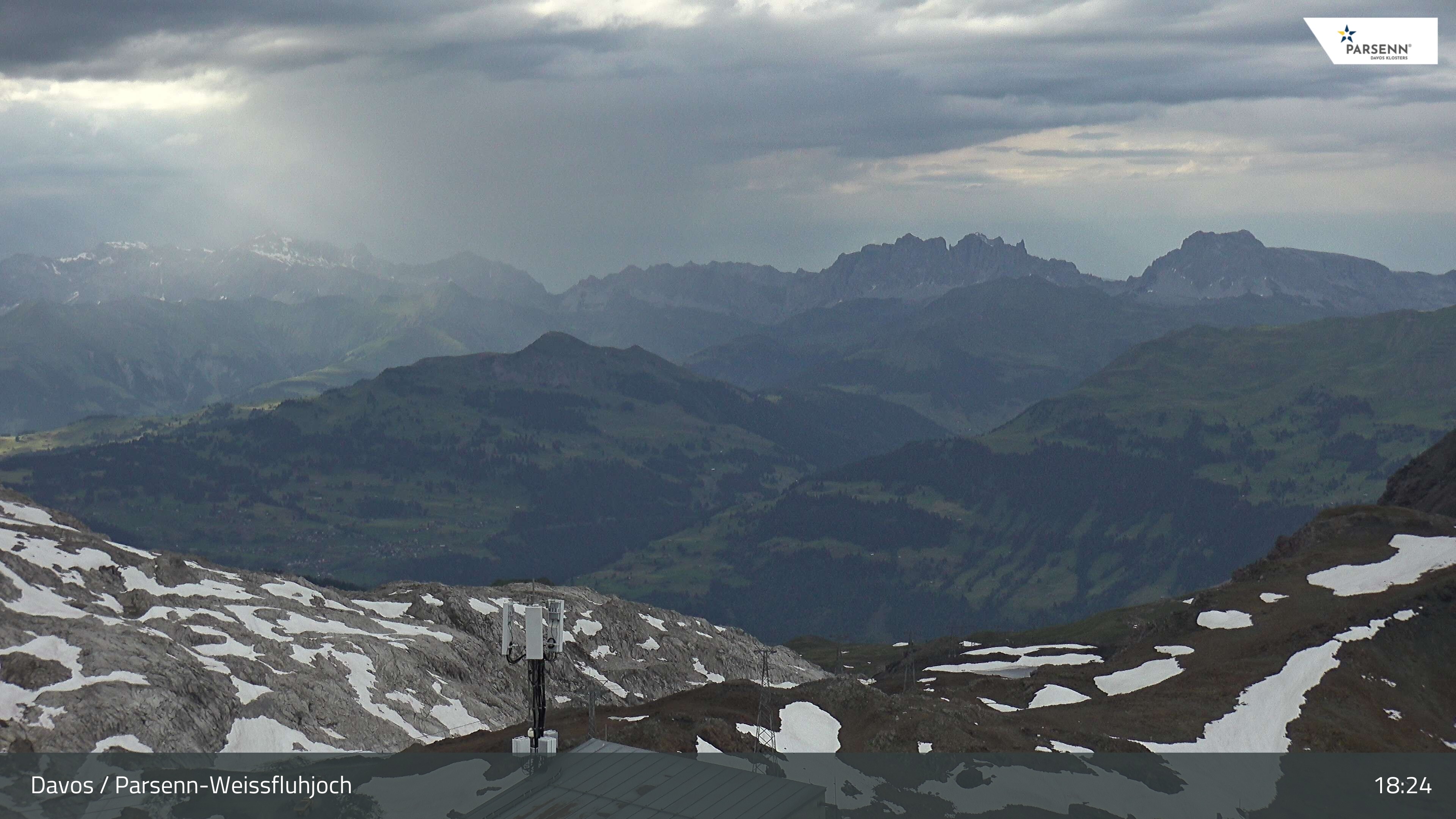 Archiv Foto Webcam Weissfluhjoch - Schifer