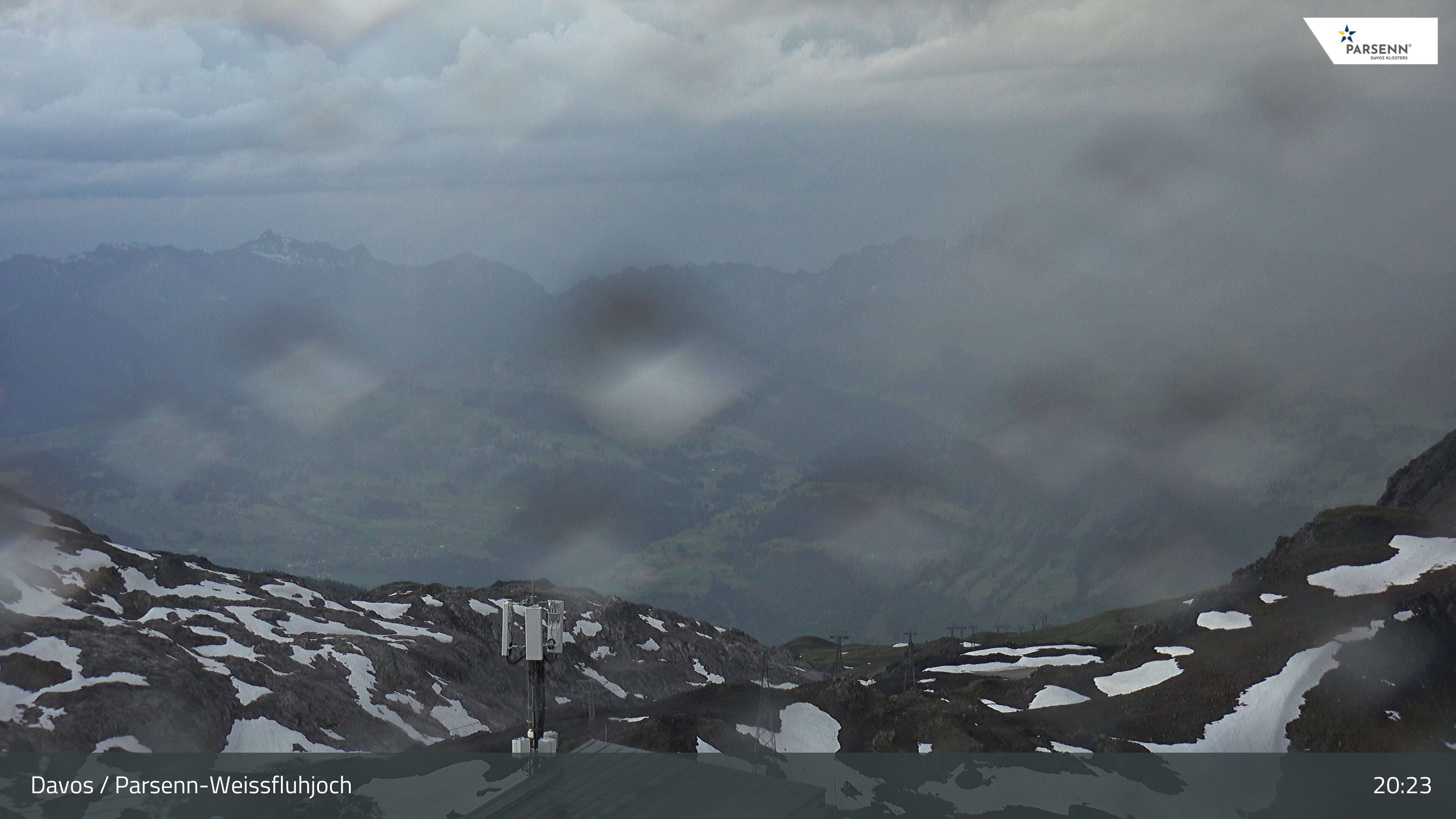 Archiv Foto Webcam Weissfluhjoch - Schifer