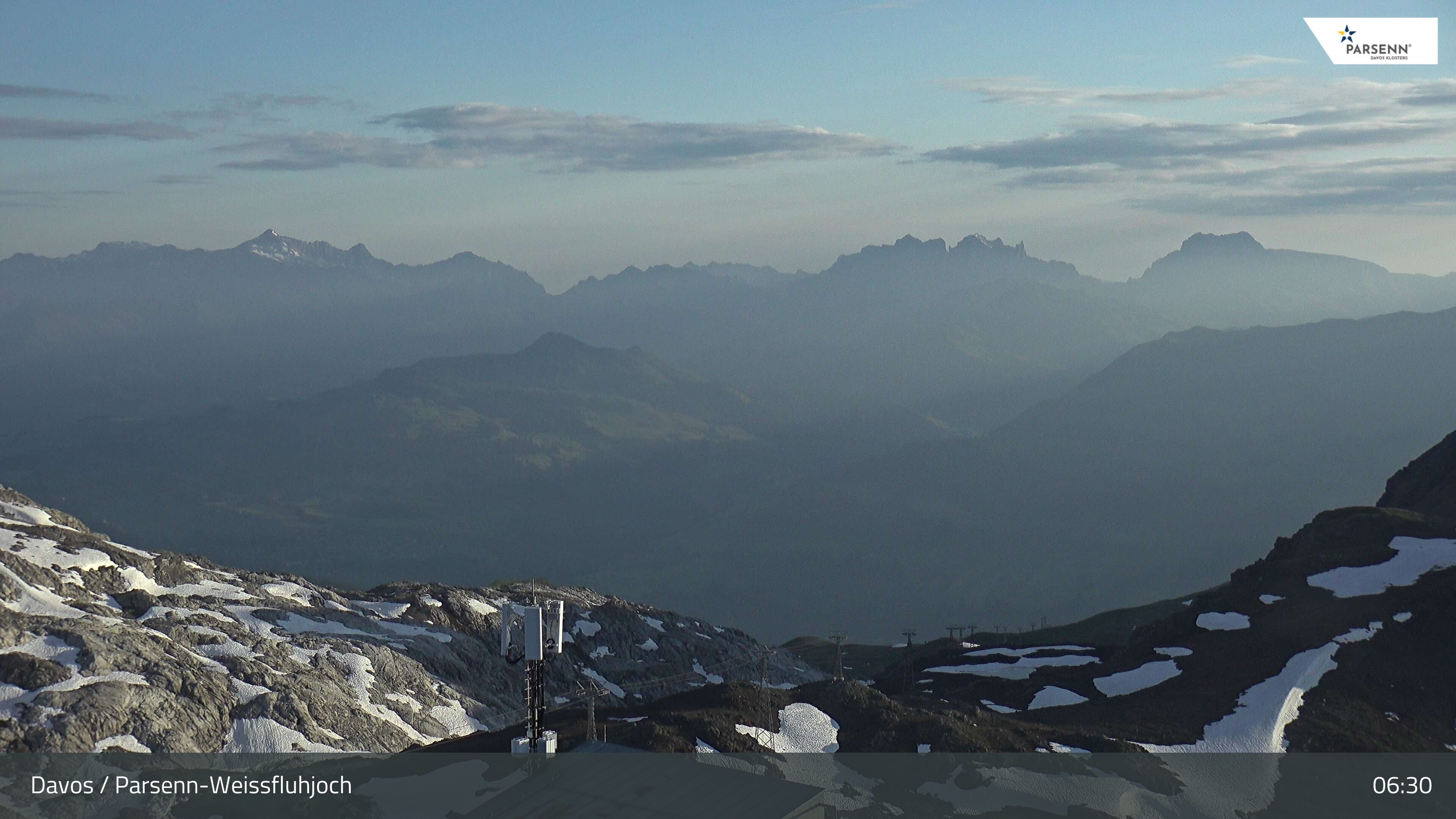 Archiv Foto Webcam Weissfluhjoch - Schifer