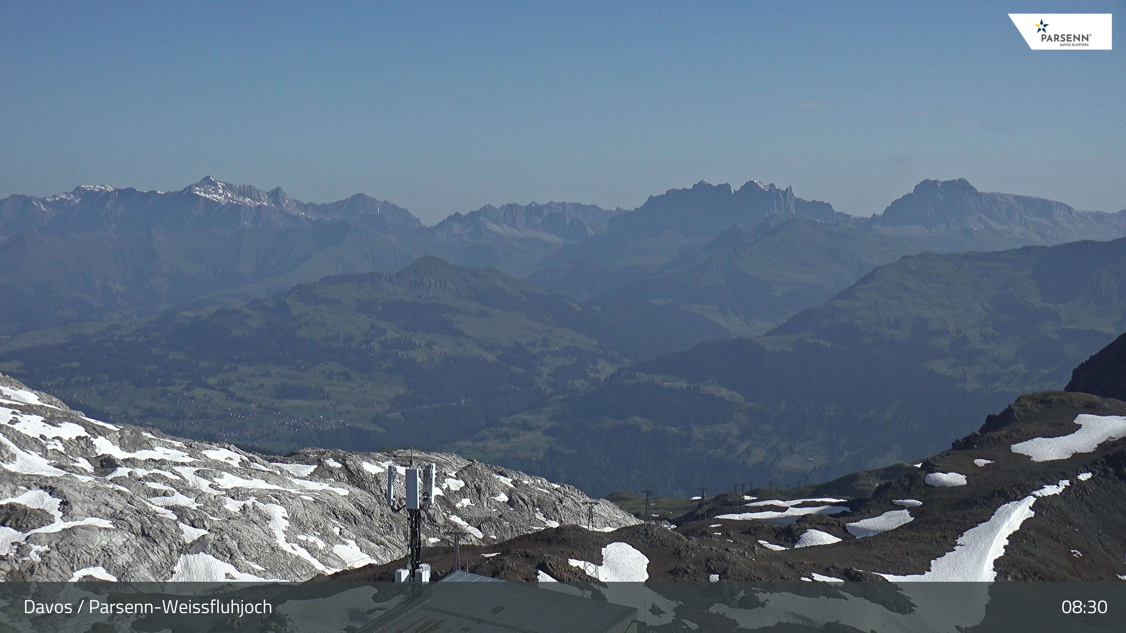 Archived image Webcam Weissfluhjoch, Davos Klosters