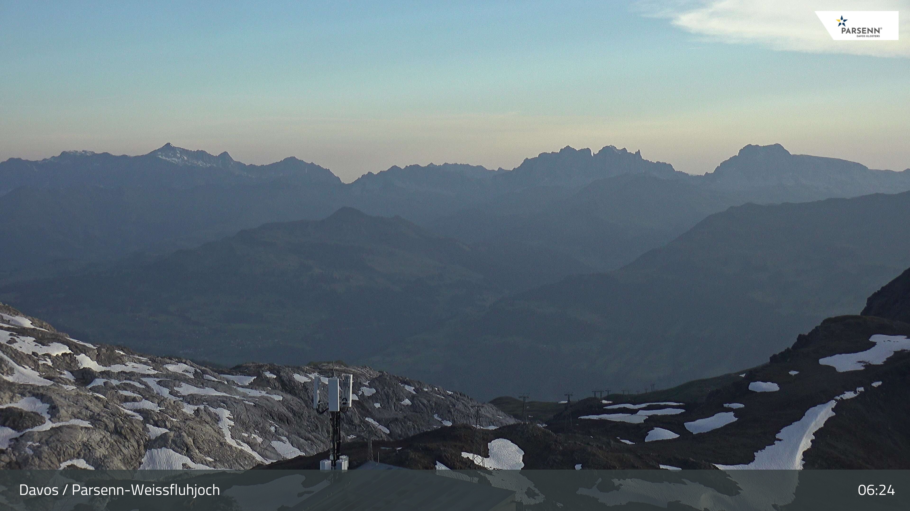 Archived image Webcam Weissfluhjoch, Davos Klosters
