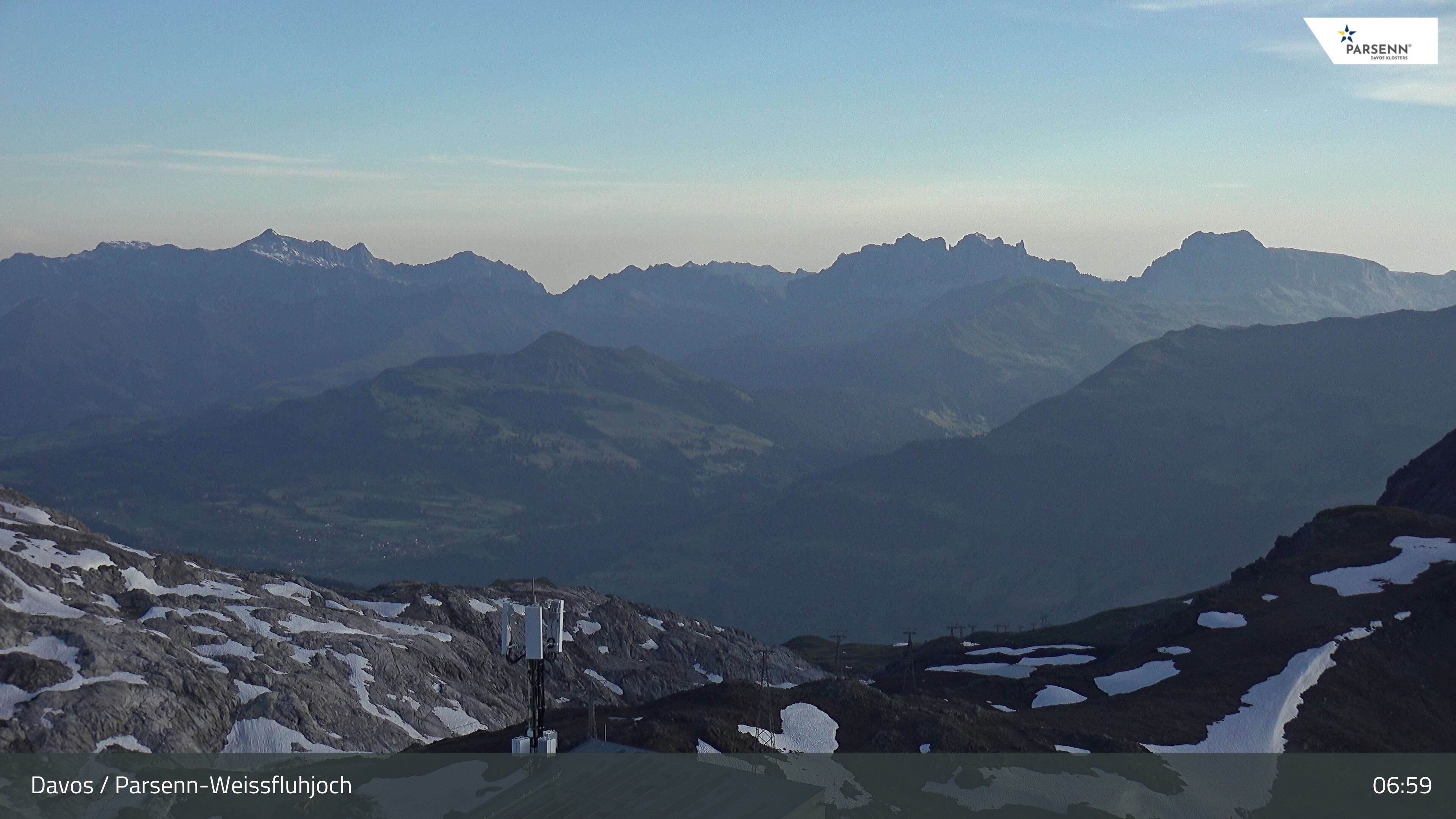 Archived image Webcam Weissfluhjoch, Davos Klosters