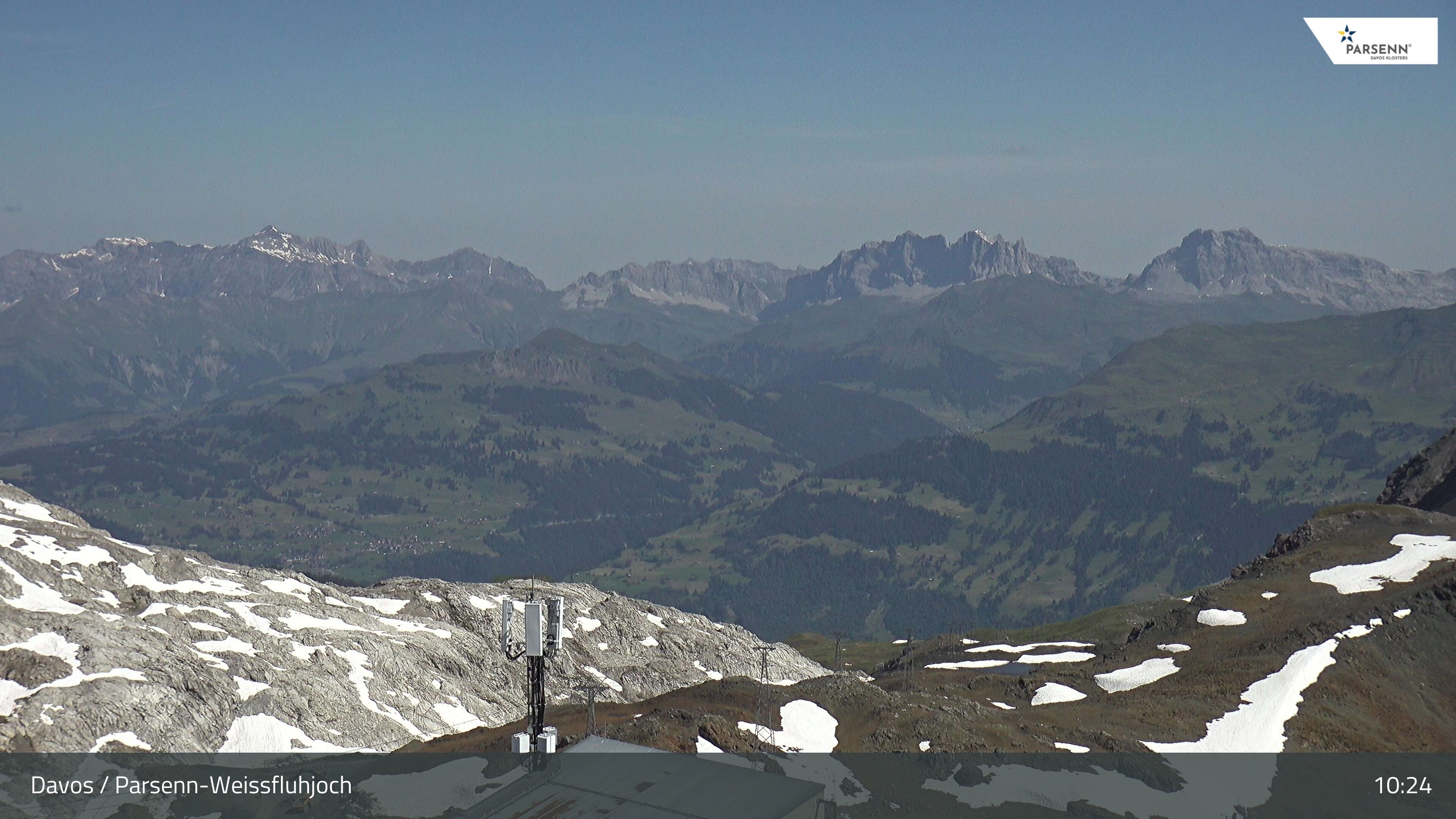 Archived image Webcam Weissfluhjoch, Davos Klosters