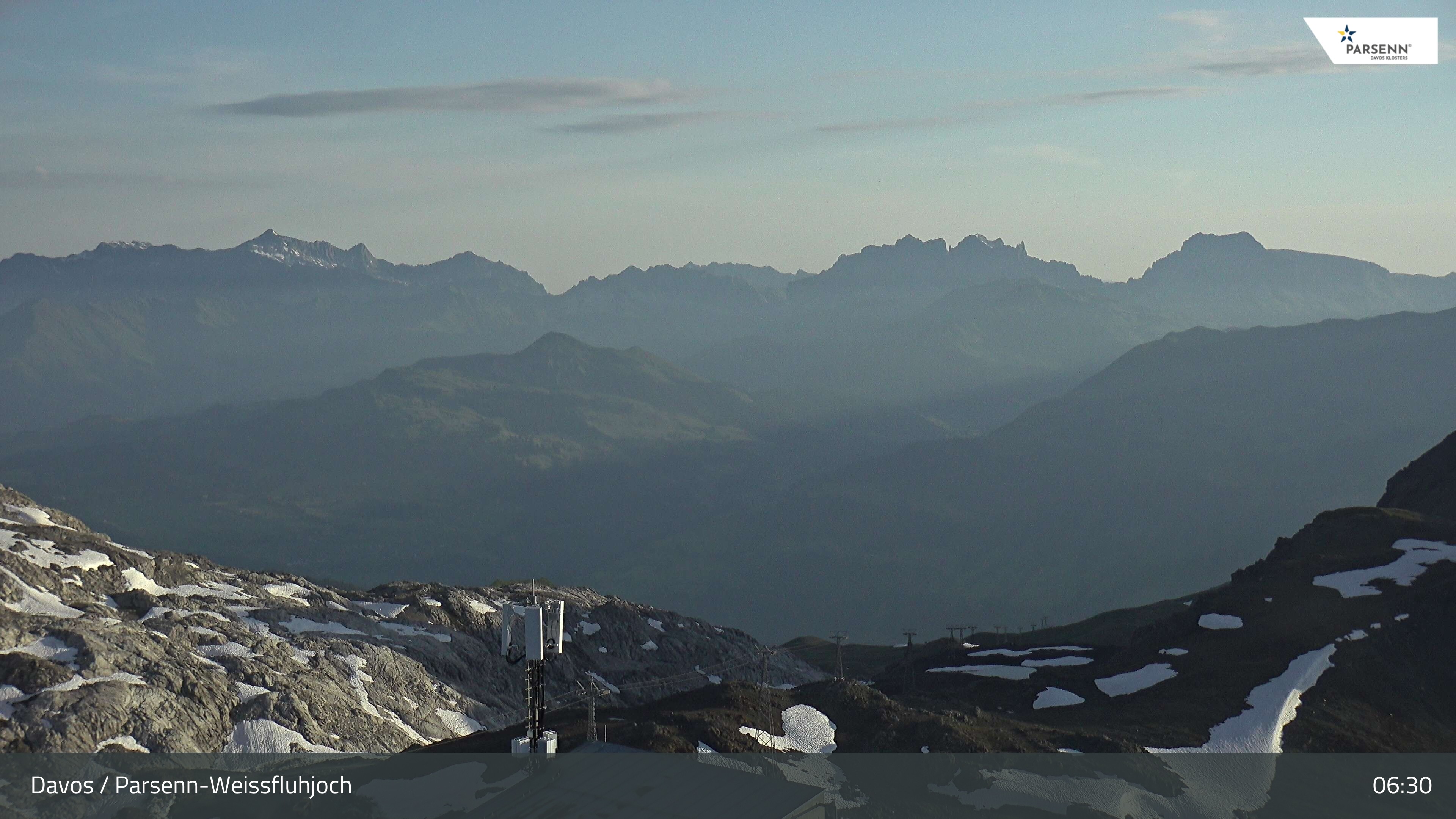 Archiv Foto Webcam Weissfluhjoch - Schifer