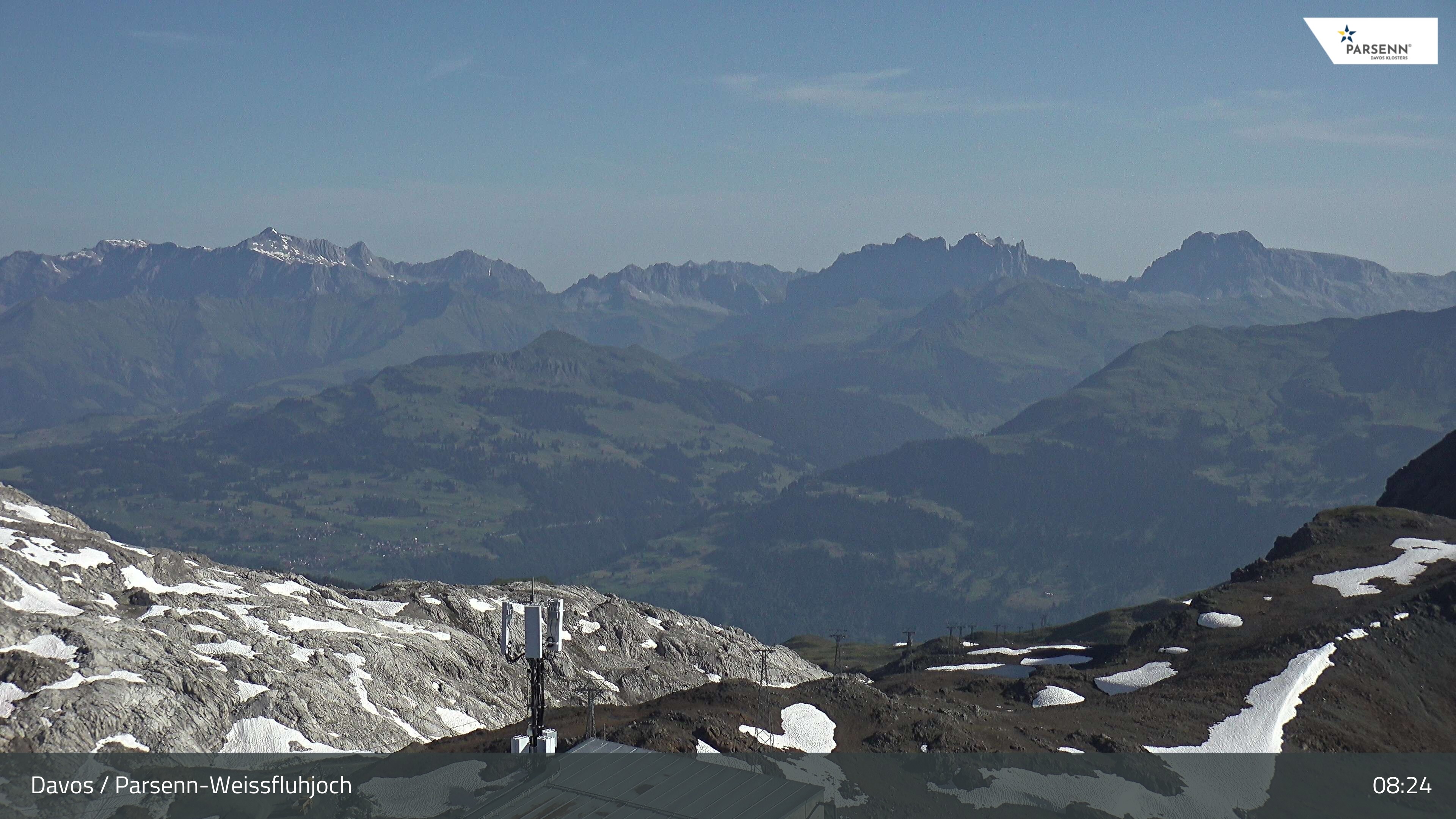 Archiv Foto Webcam Weissfluhjoch - Schifer