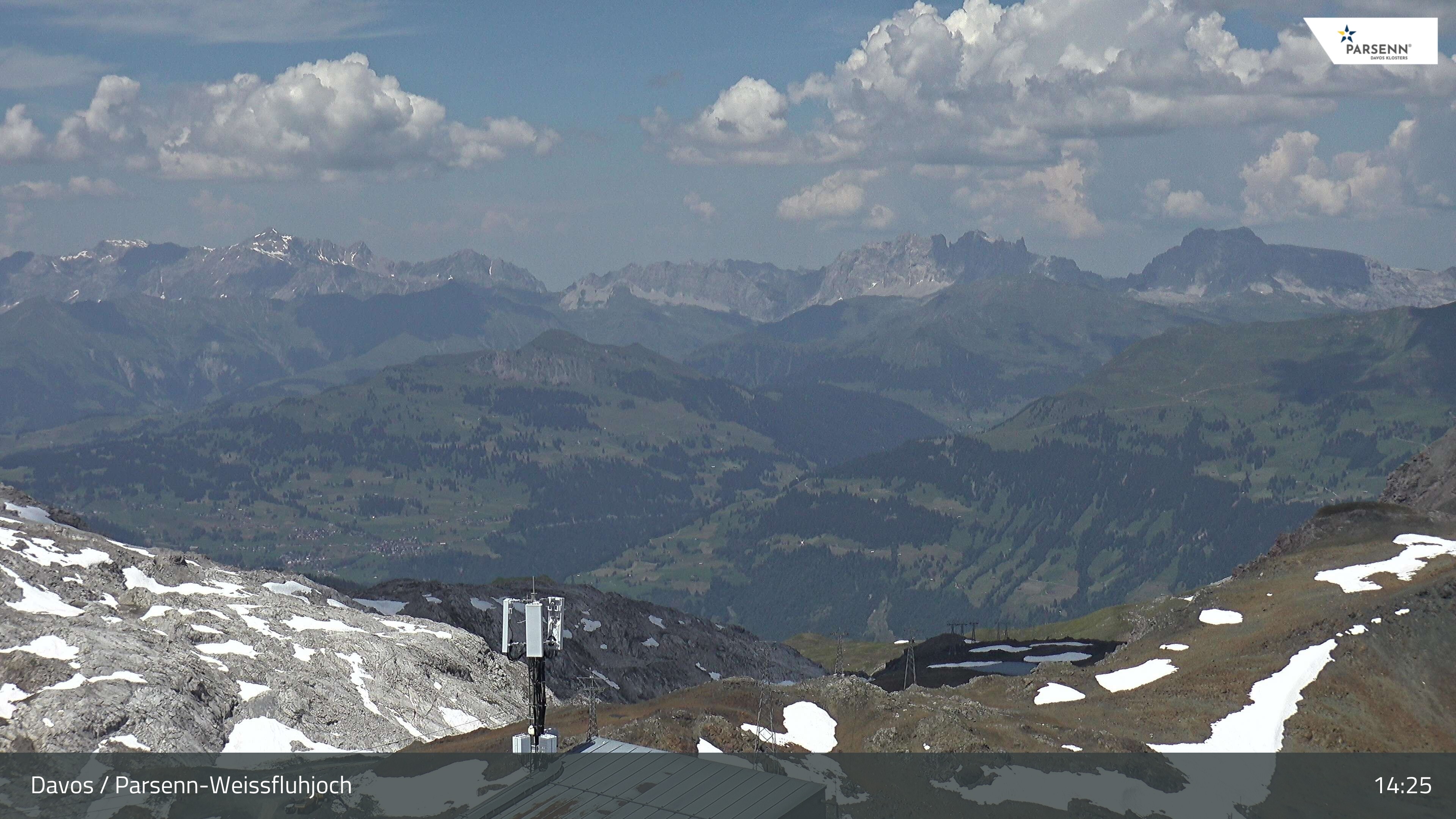Archiv Foto Webcam Weissfluhjoch - Schifer