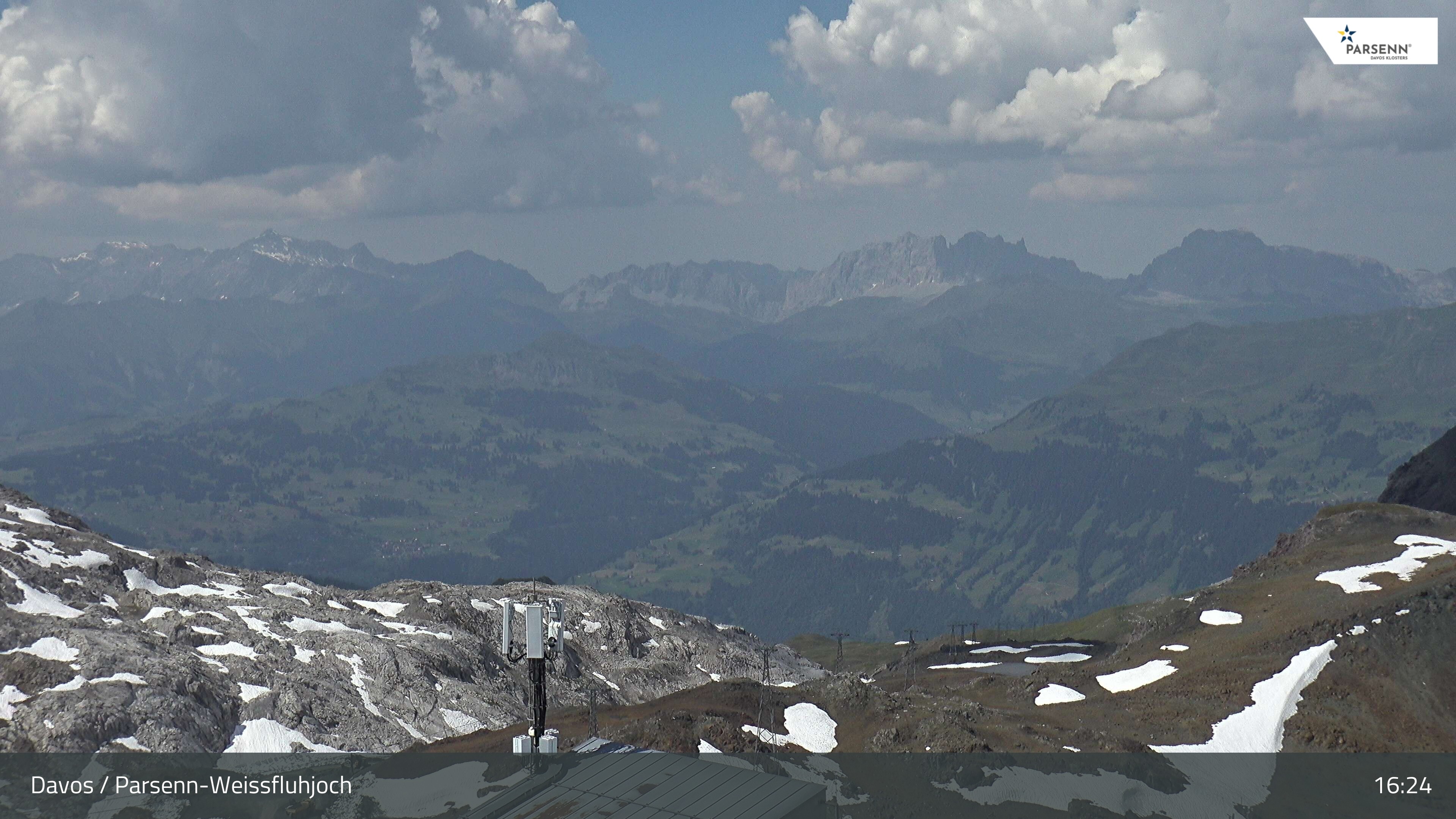 Archiv Foto Webcam Weissfluhjoch - Schifer