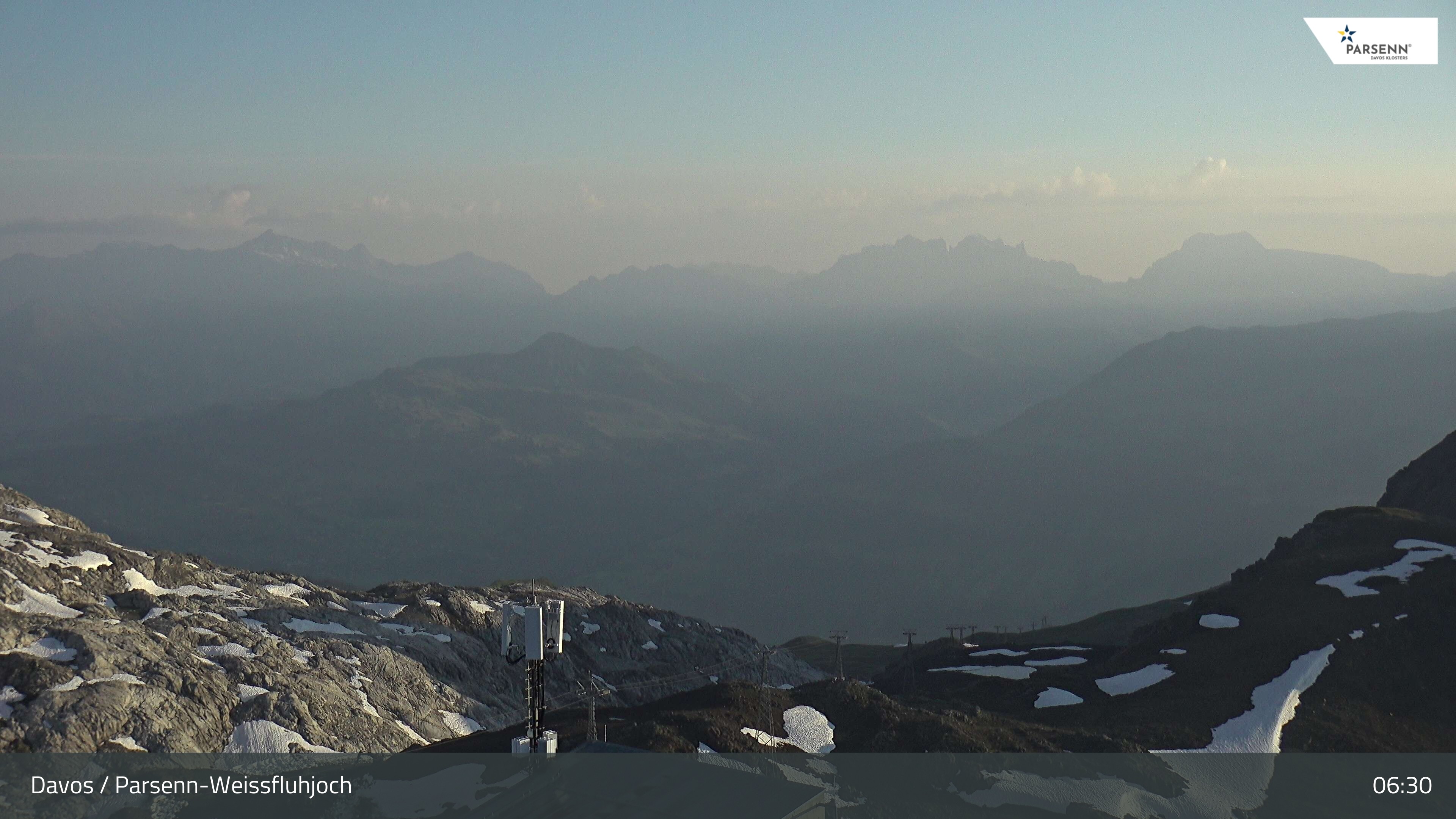 Archiv Foto Webcam Weissfluhjoch - Schifer