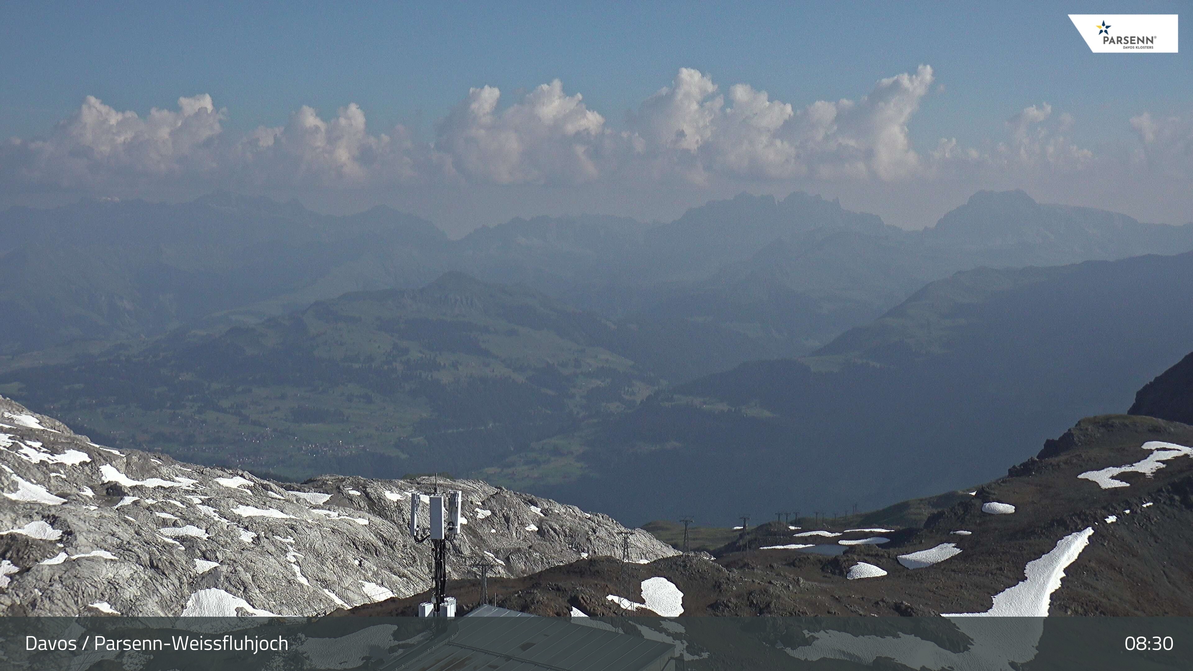 Archiv Foto Webcam Weissfluhjoch - Schifer