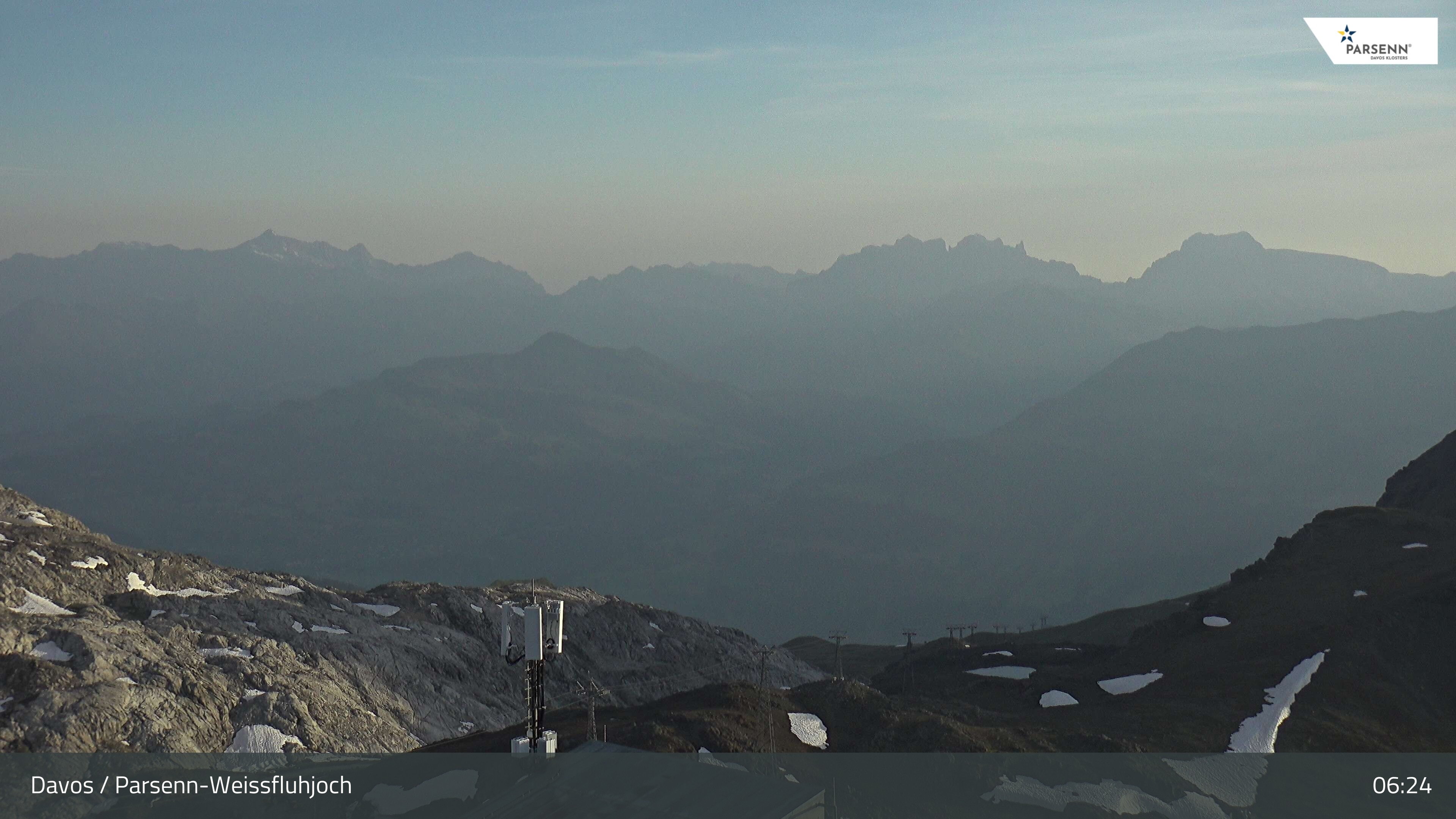 Archiv Foto Webcam Weissfluhjoch - Schifer