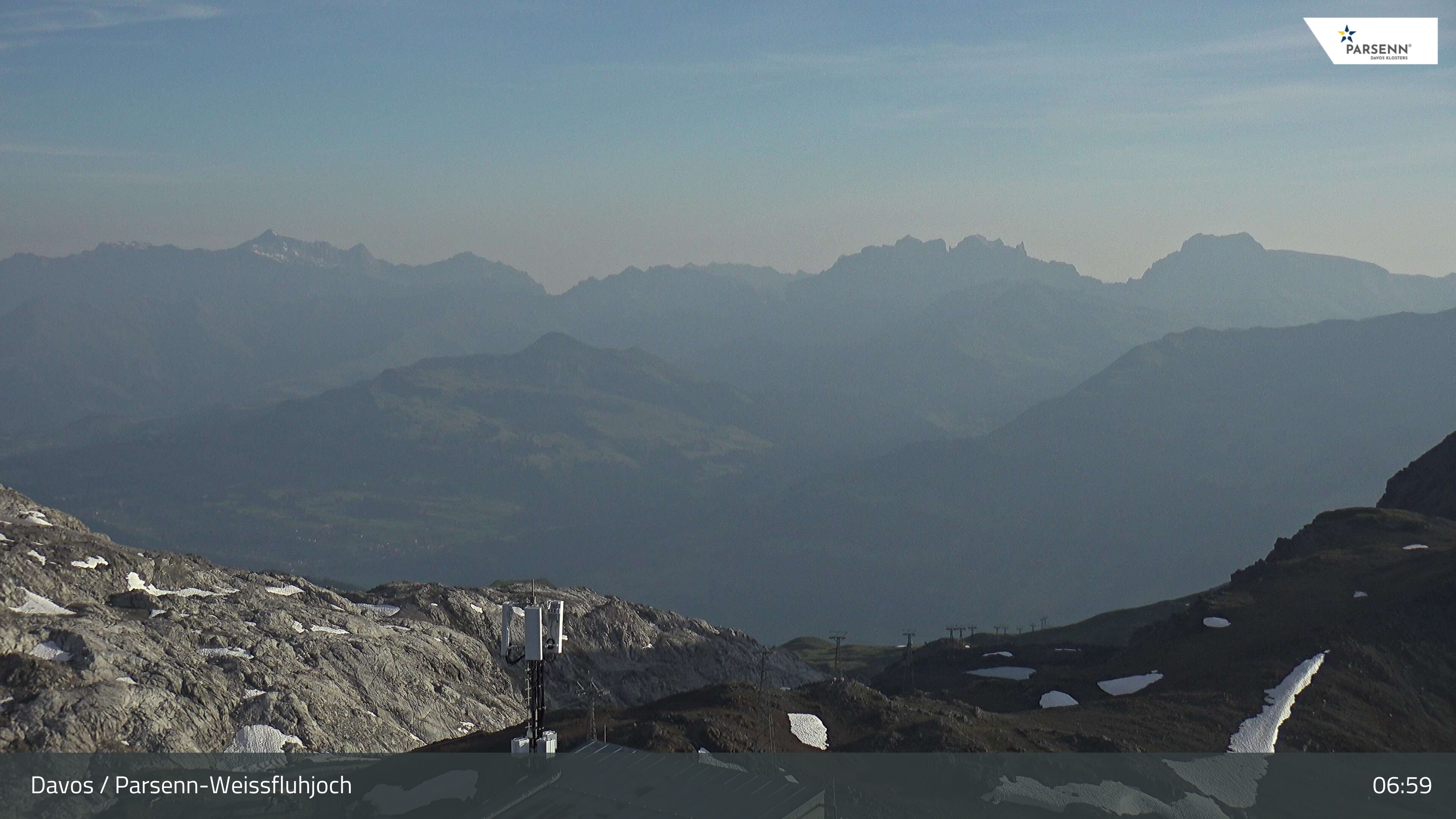 Archiv Foto Webcam Weissfluhjoch - Schifer