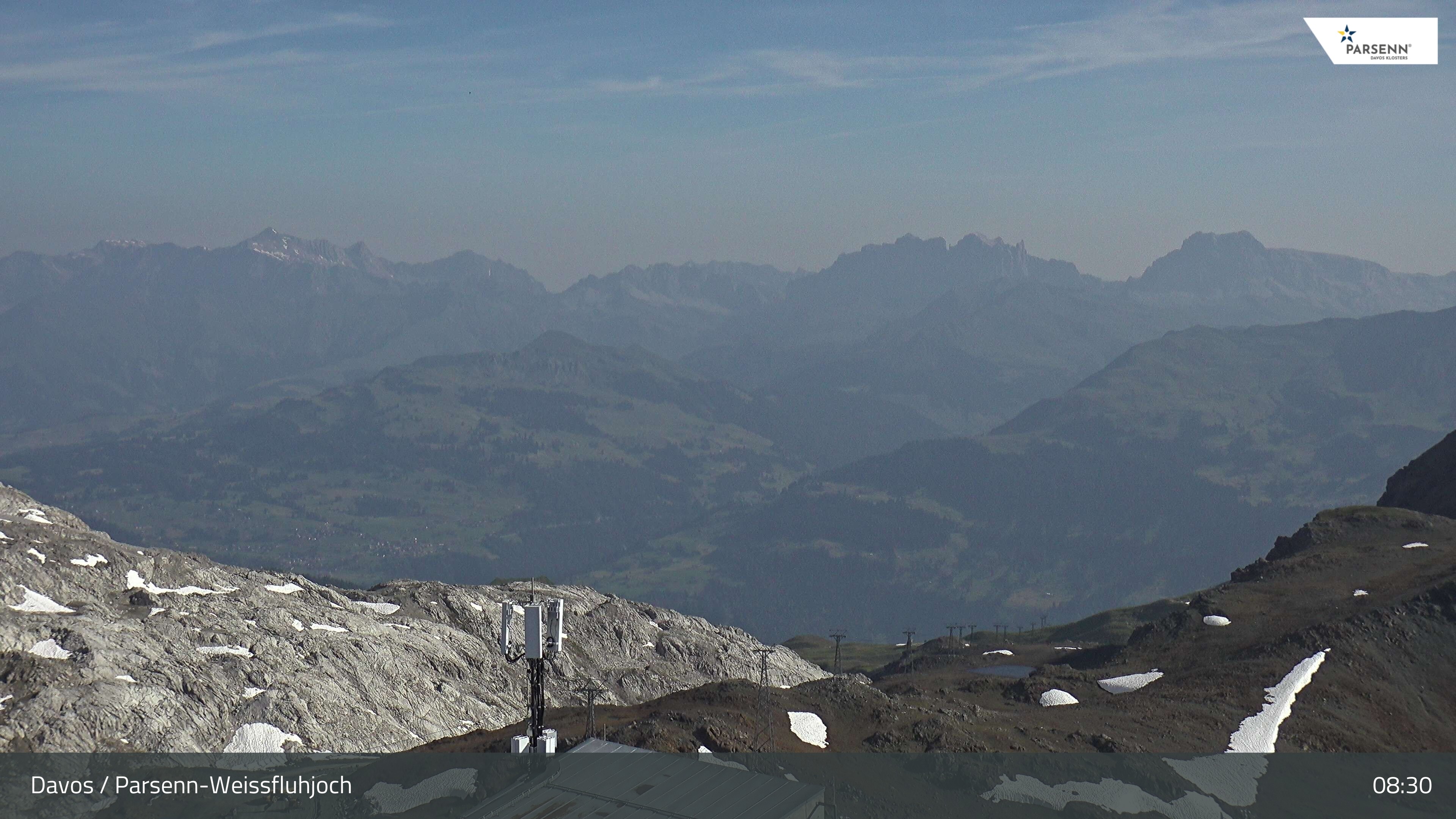 Archiv Foto Webcam Weissfluhjoch - Schifer
