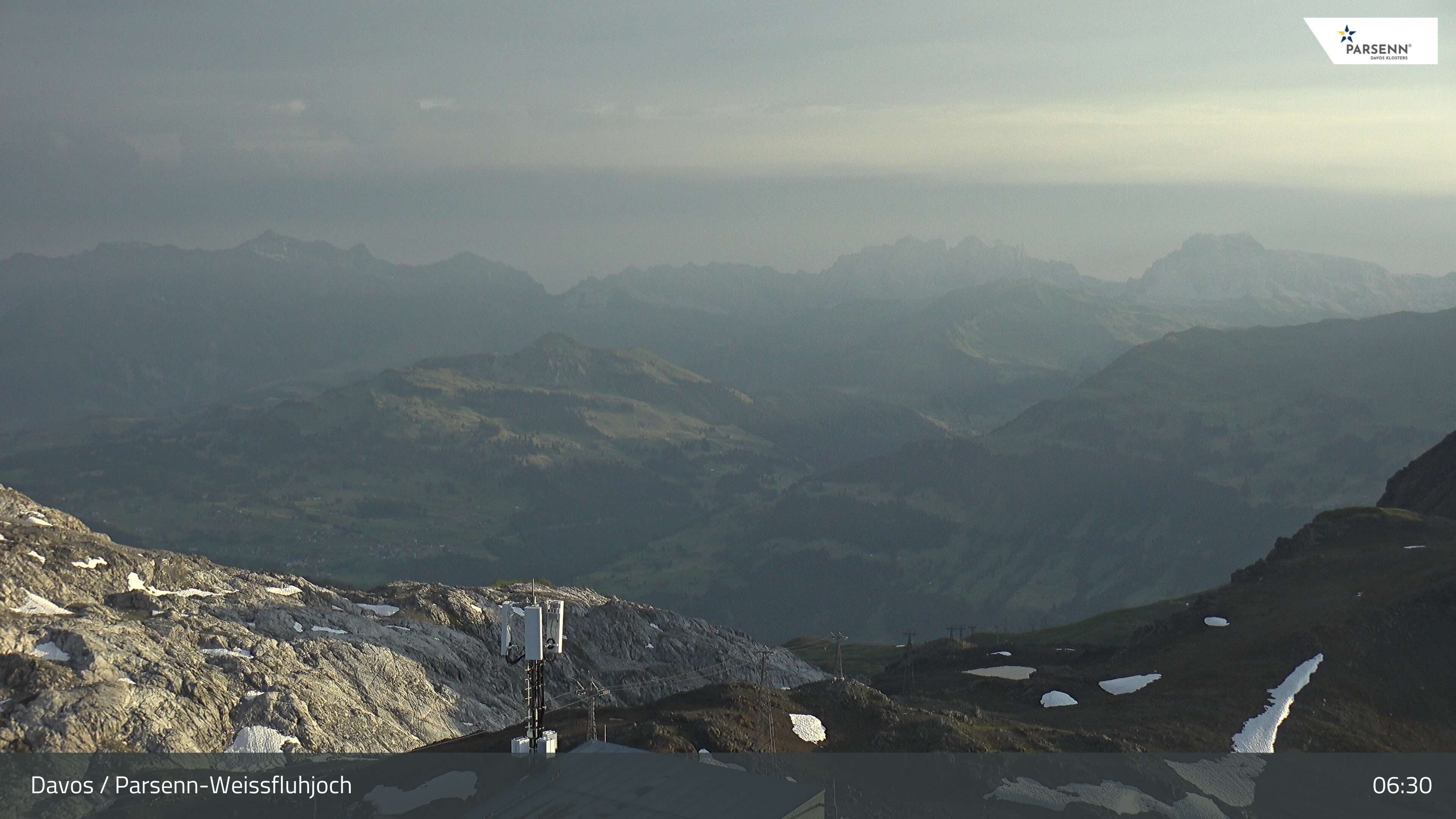 Archiv Foto Webcam Weissfluhjoch - Schifer