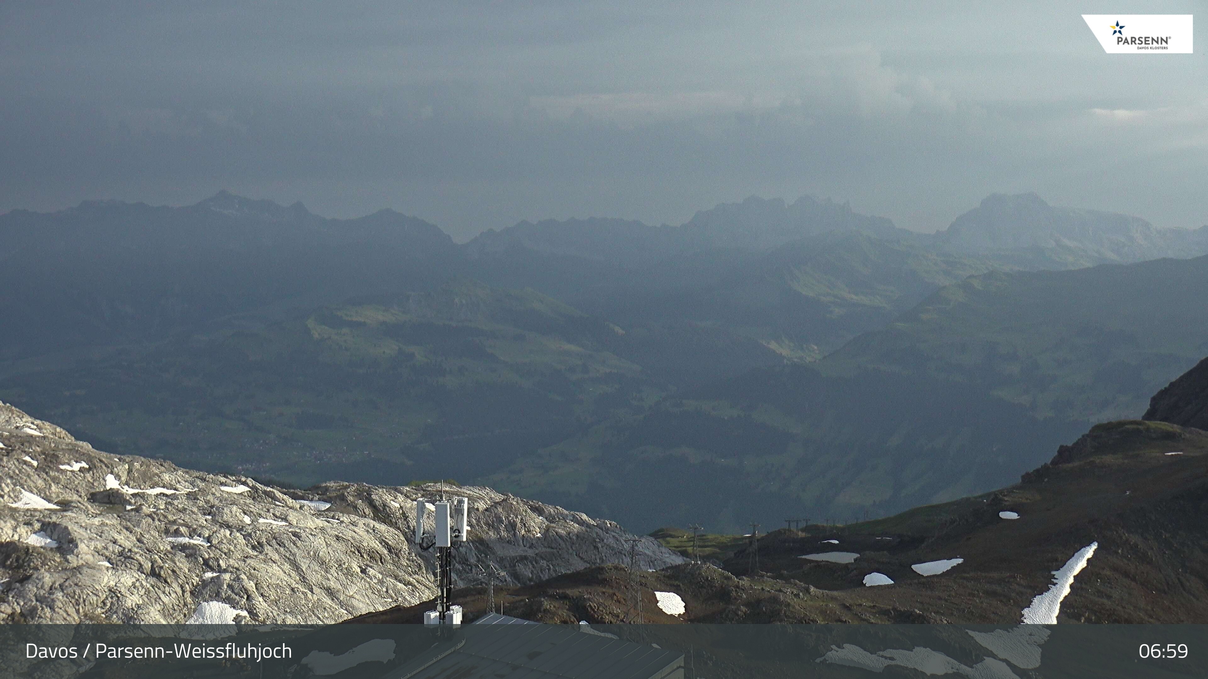 Archiv Foto Webcam Weissfluhjoch - Schifer