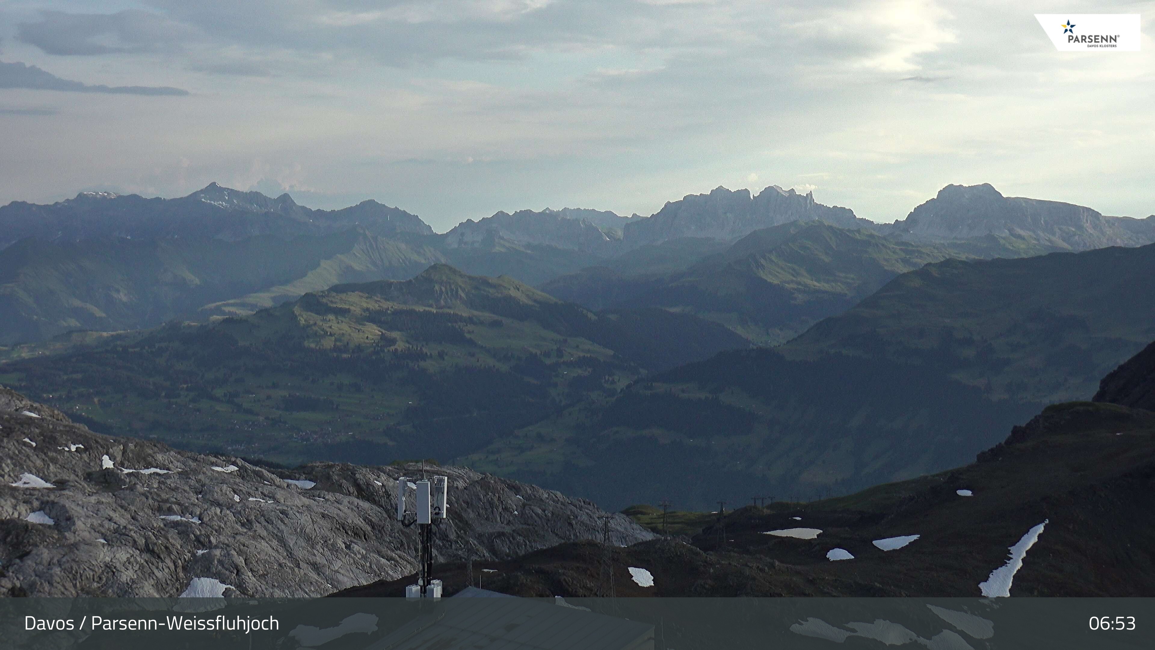 Archiv Foto Webcam Weissfluhjoch - Schifer