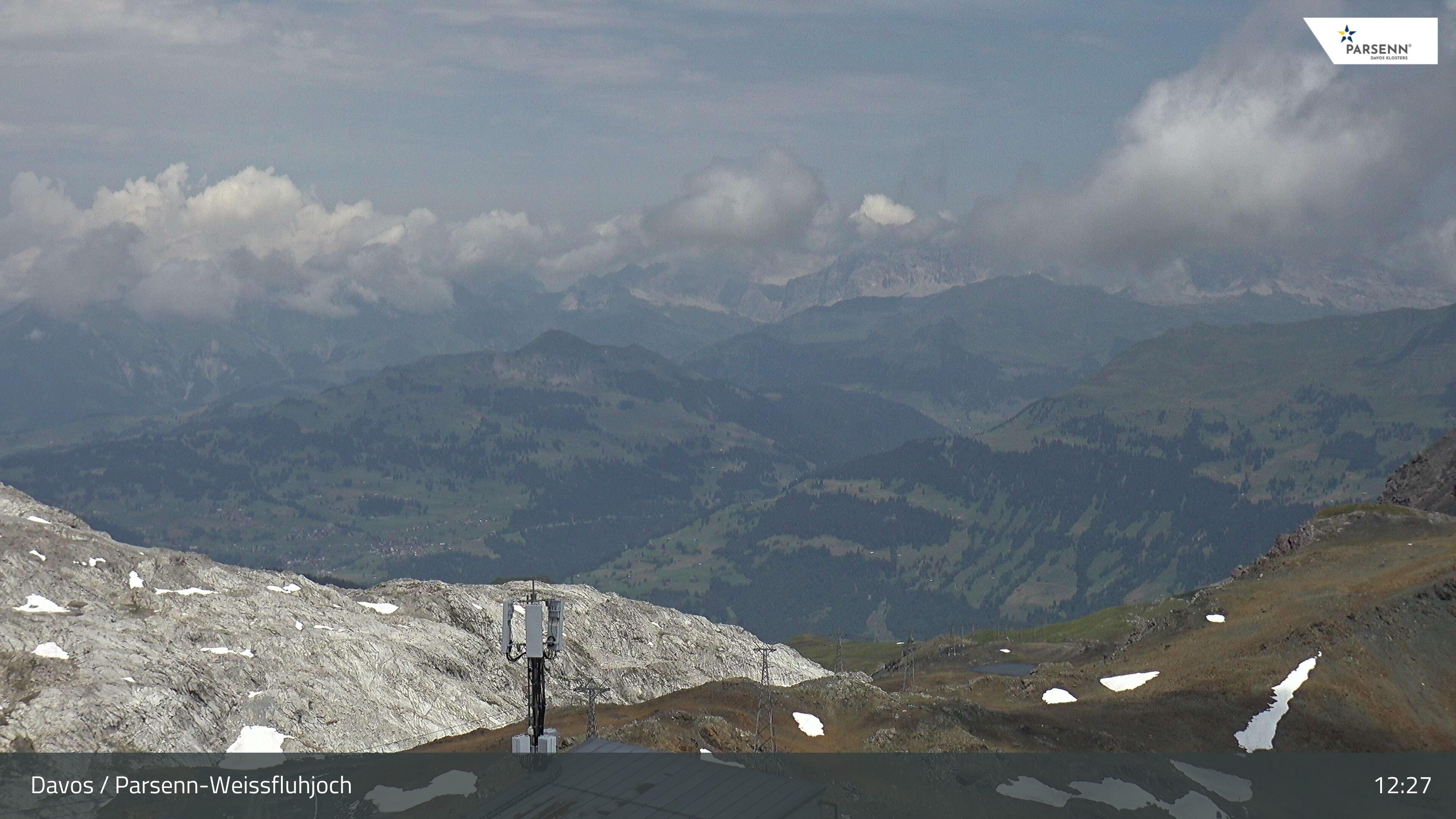 Archiv Foto Webcam Weissfluhjoch - Schifer
