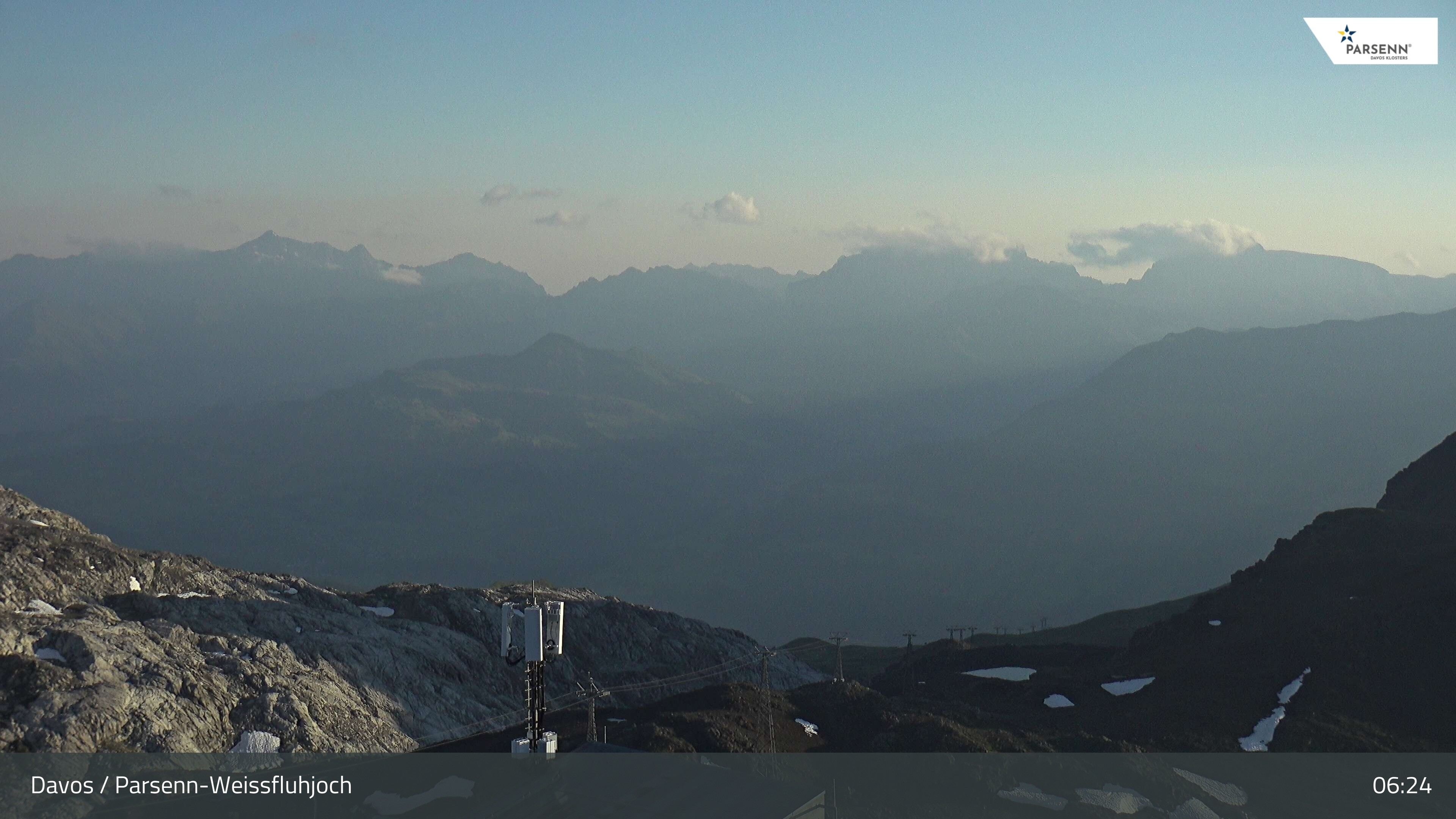 Archived image Webcam Weissfluhjoch, Davos Klosters