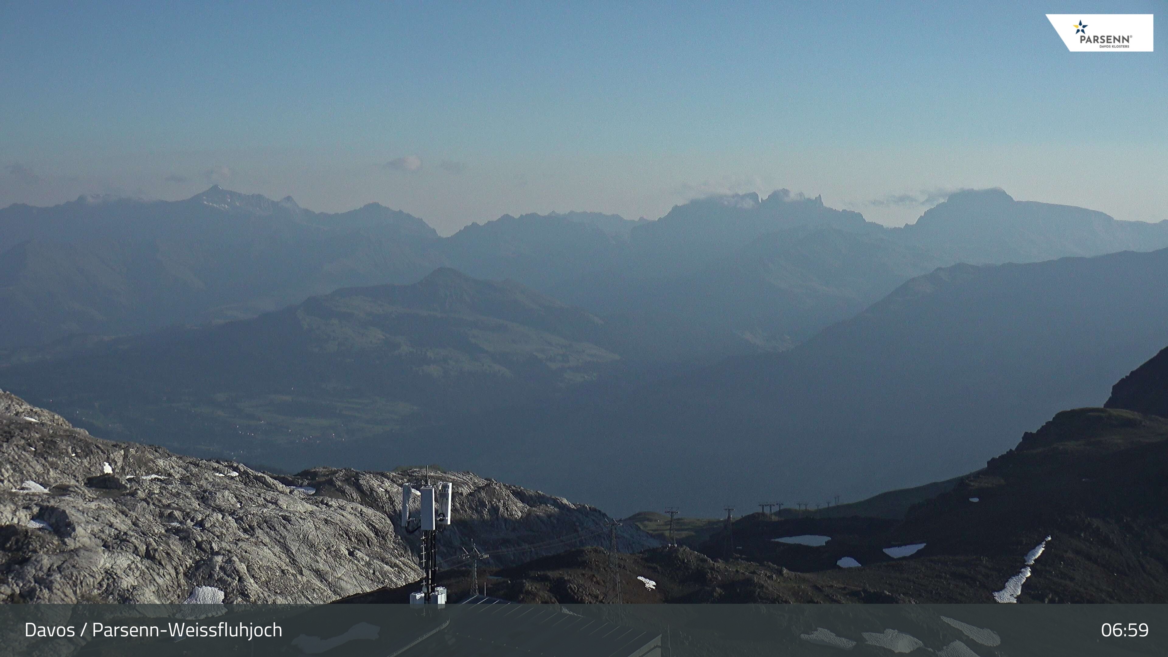 Archived image Webcam Weissfluhjoch, Davos Klosters