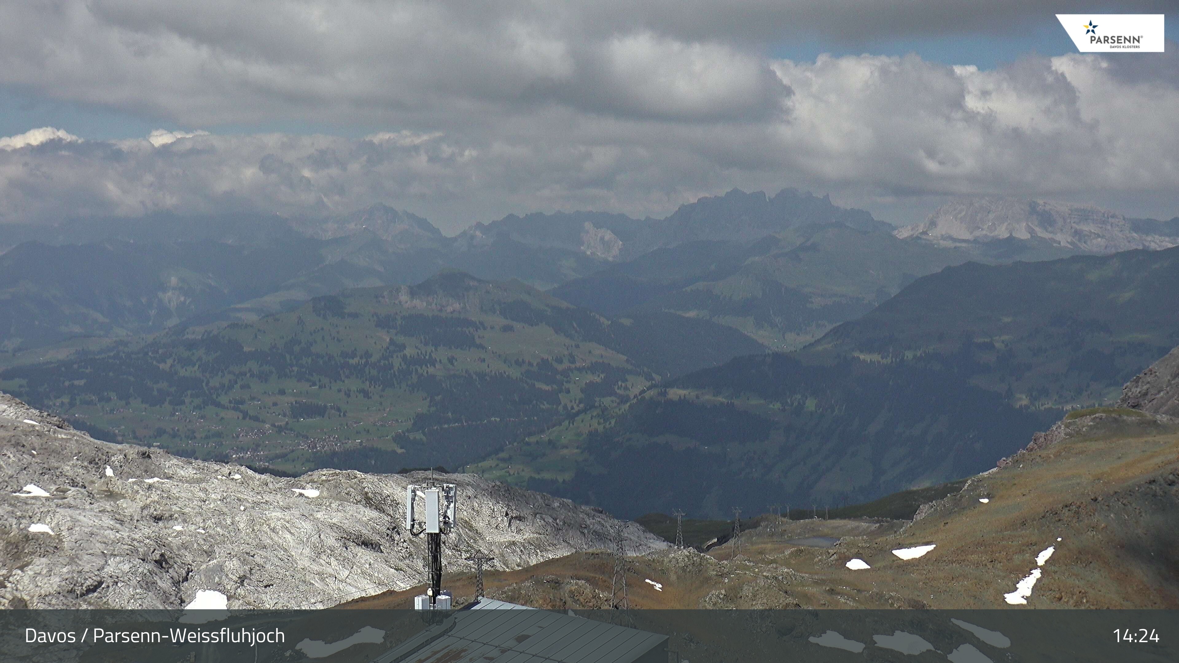 Archived image Webcam Weissfluhjoch, Davos Klosters