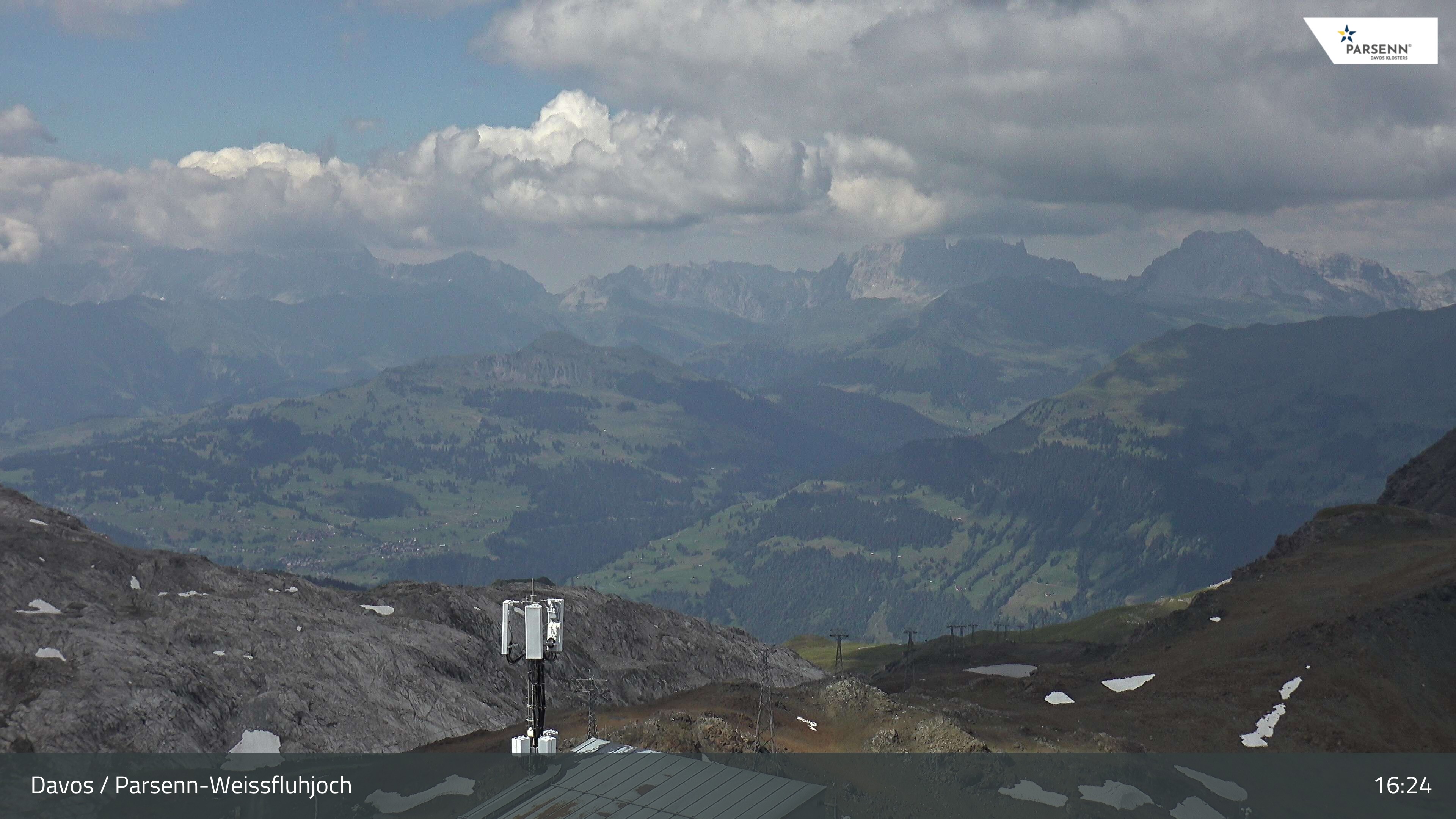 Archived image Webcam Weissfluhjoch, Davos Klosters