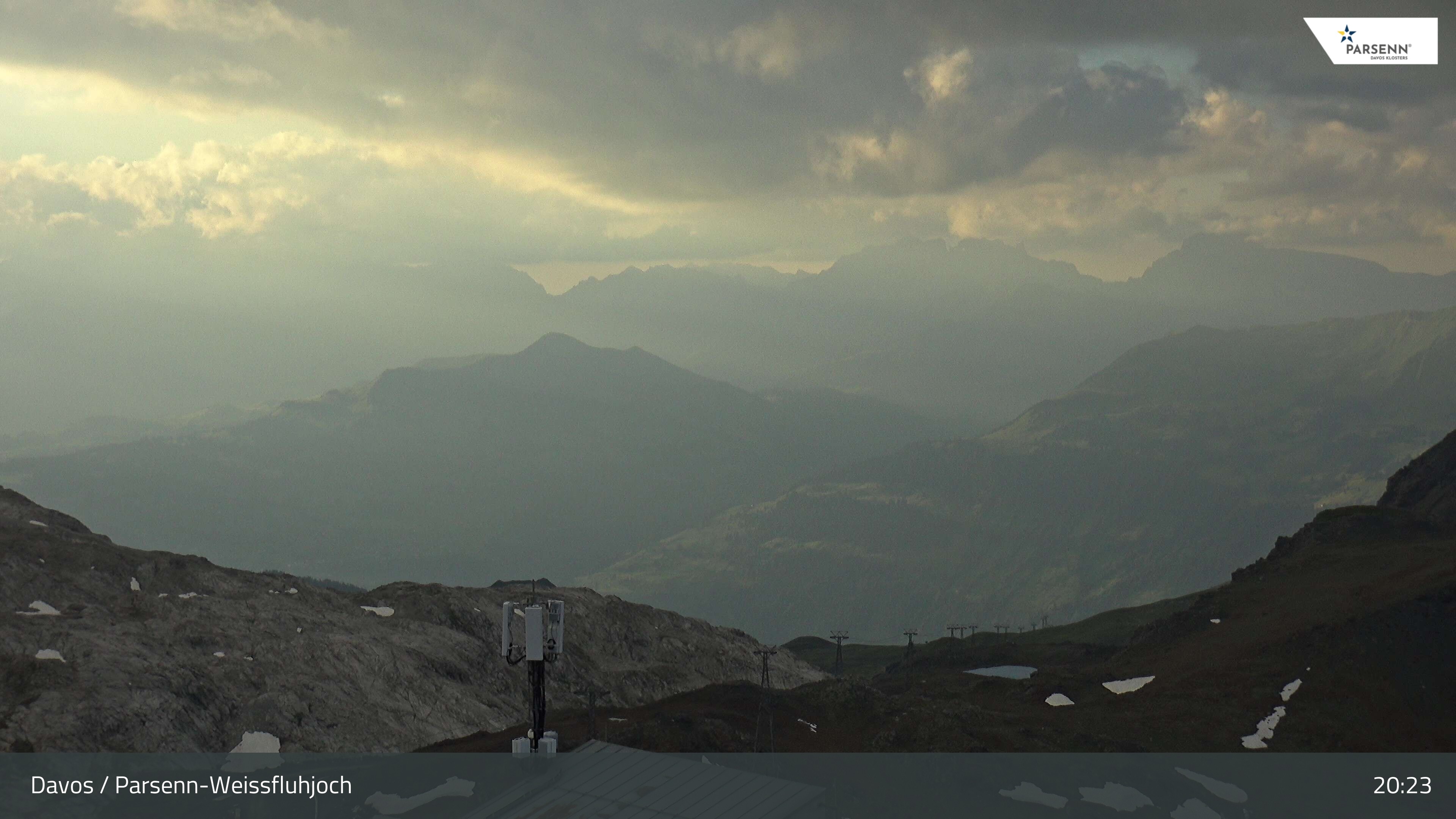 Archived image Webcam Weissfluhjoch, Davos Klosters