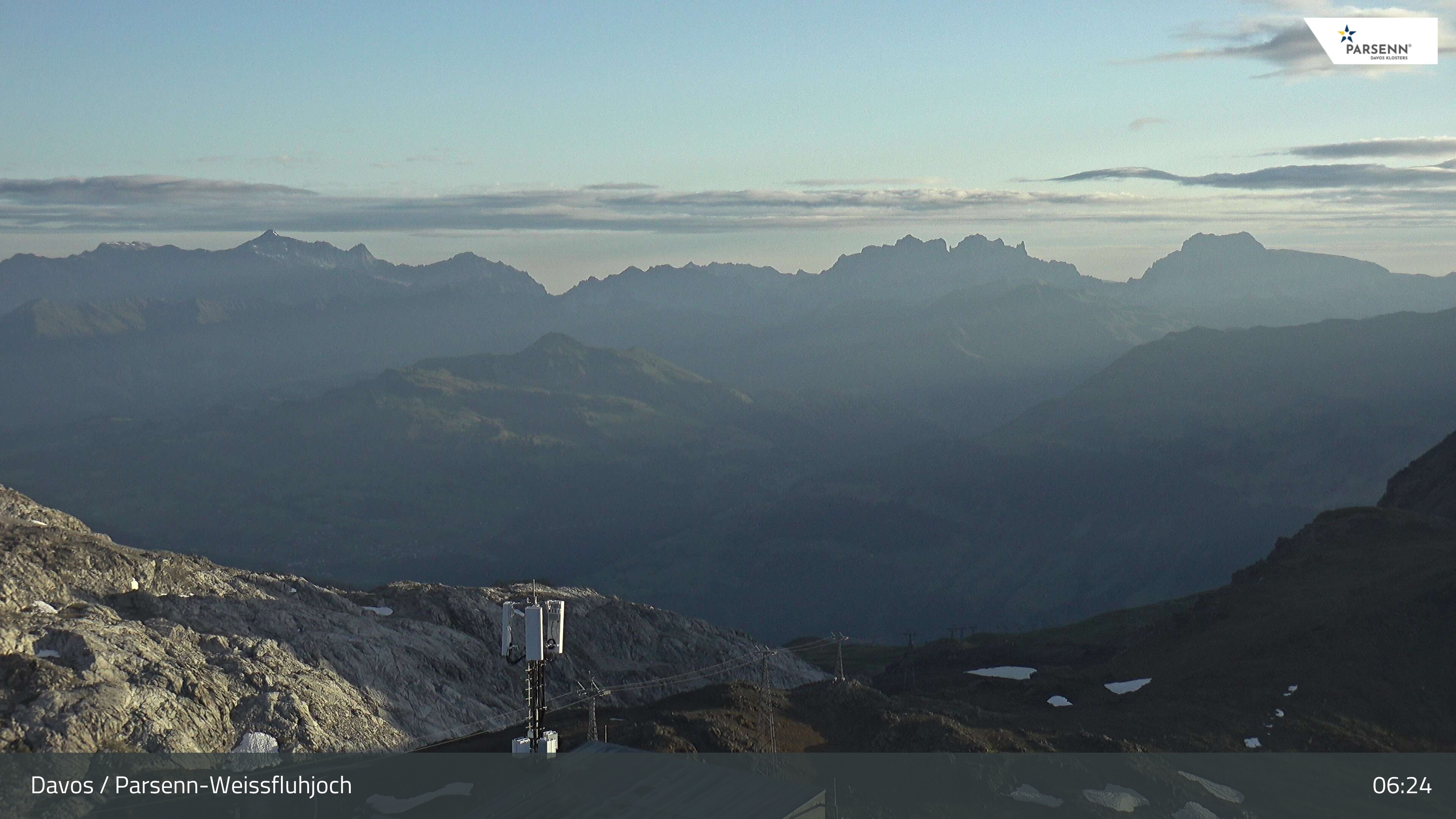 Archived image Webcam Weissfluhjoch, Davos Klosters