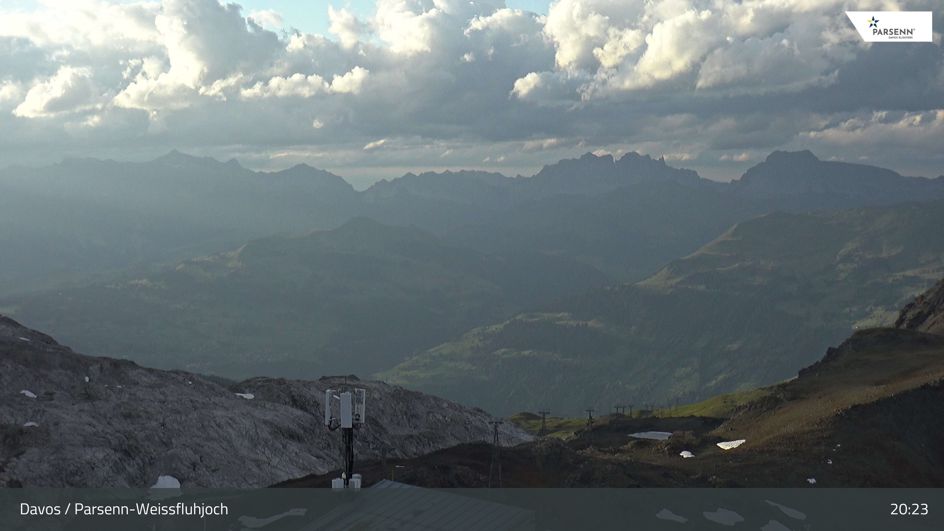 Archived image Webcam Weissfluhjoch, Davos Klosters