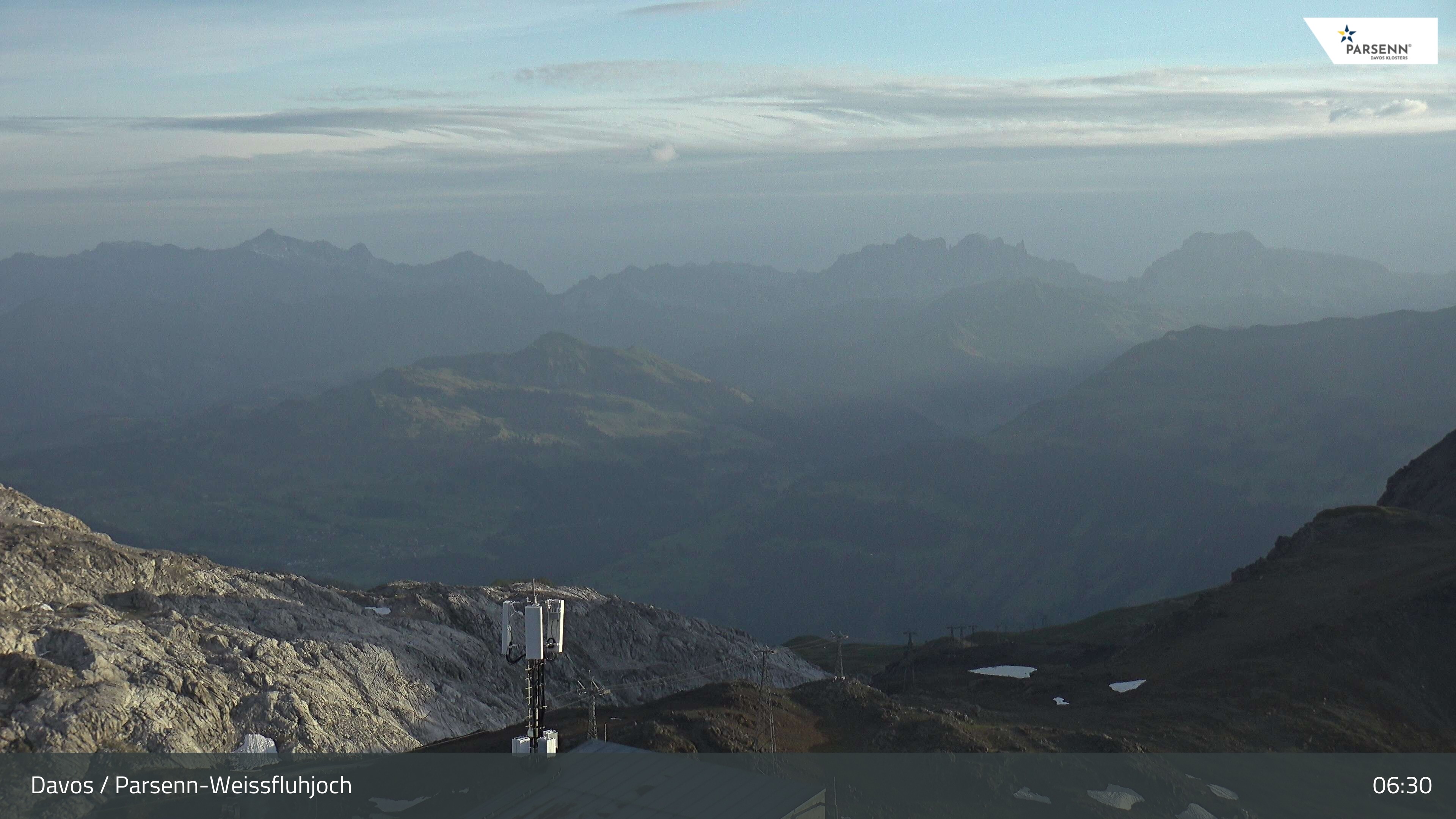 Archived image Webcam Weissfluhjoch, Davos Klosters