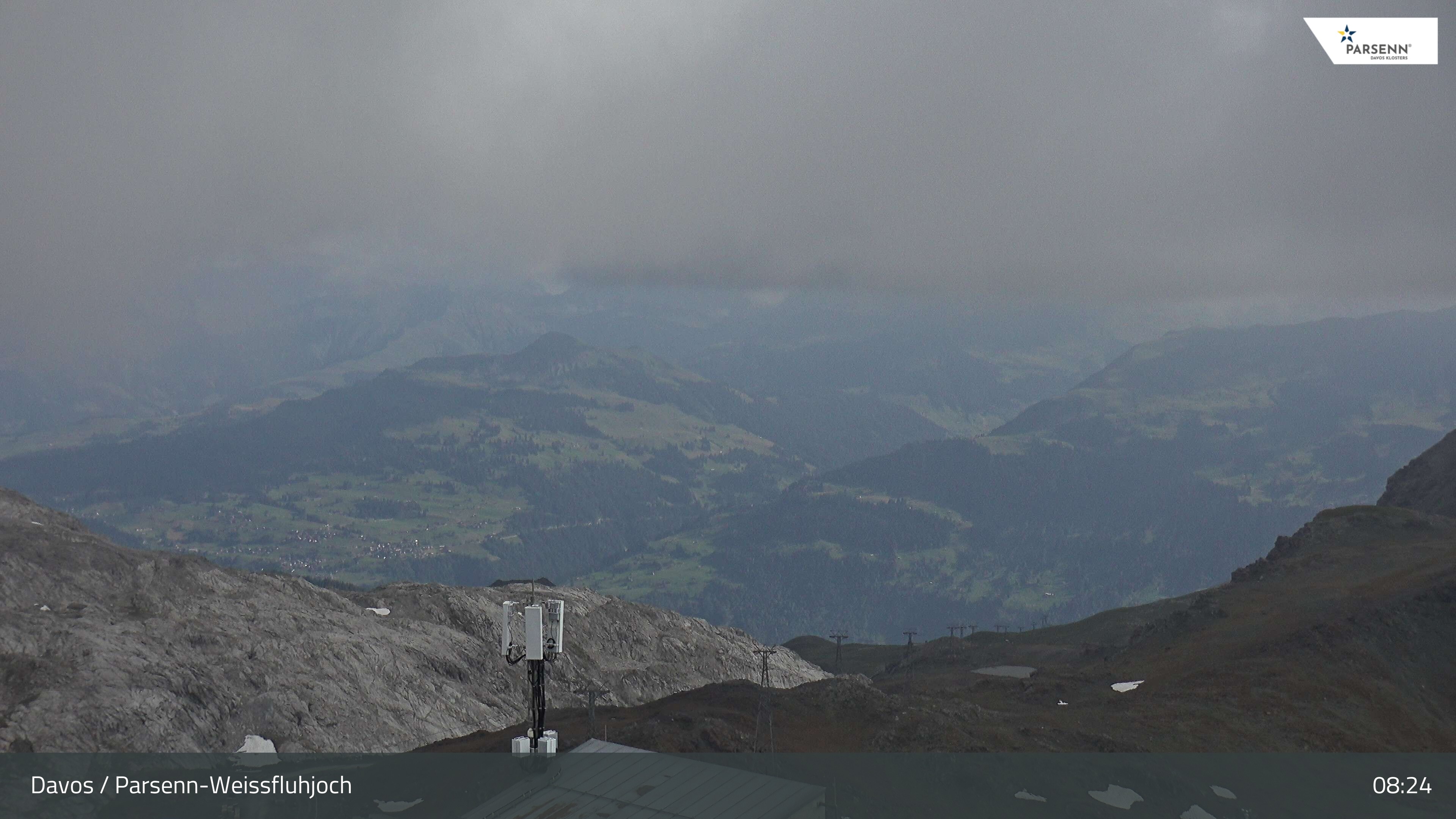 Archiv Foto Webcam Weissfluhjoch - Schifer
