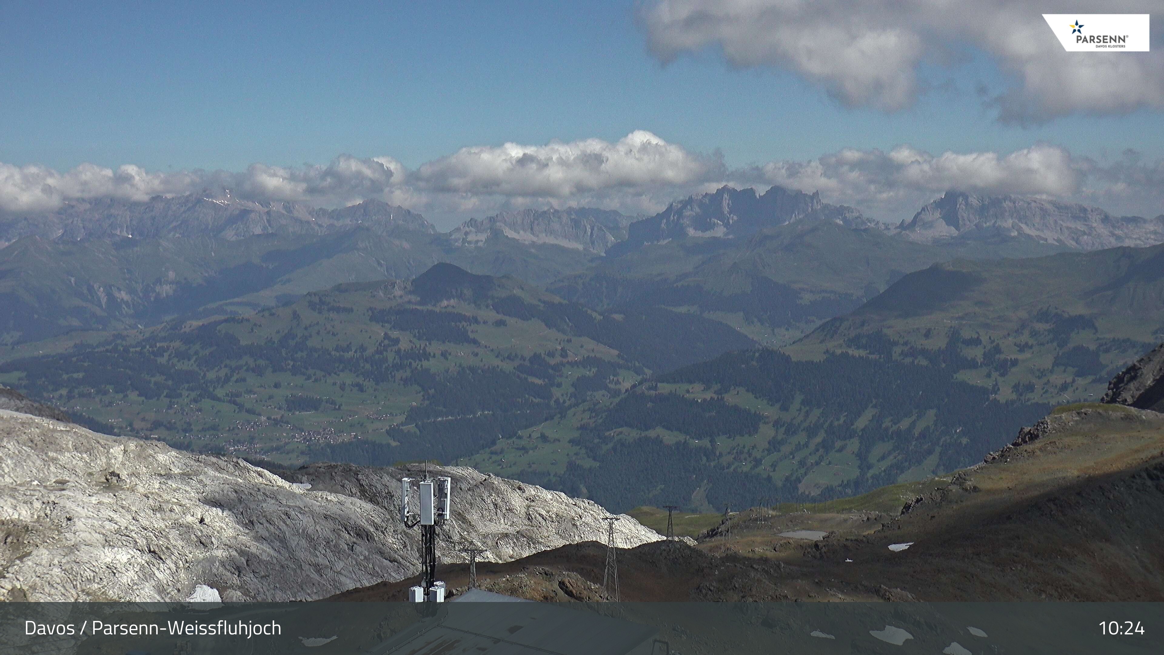 Archiv Foto Webcam Weissfluhjoch - Schifer