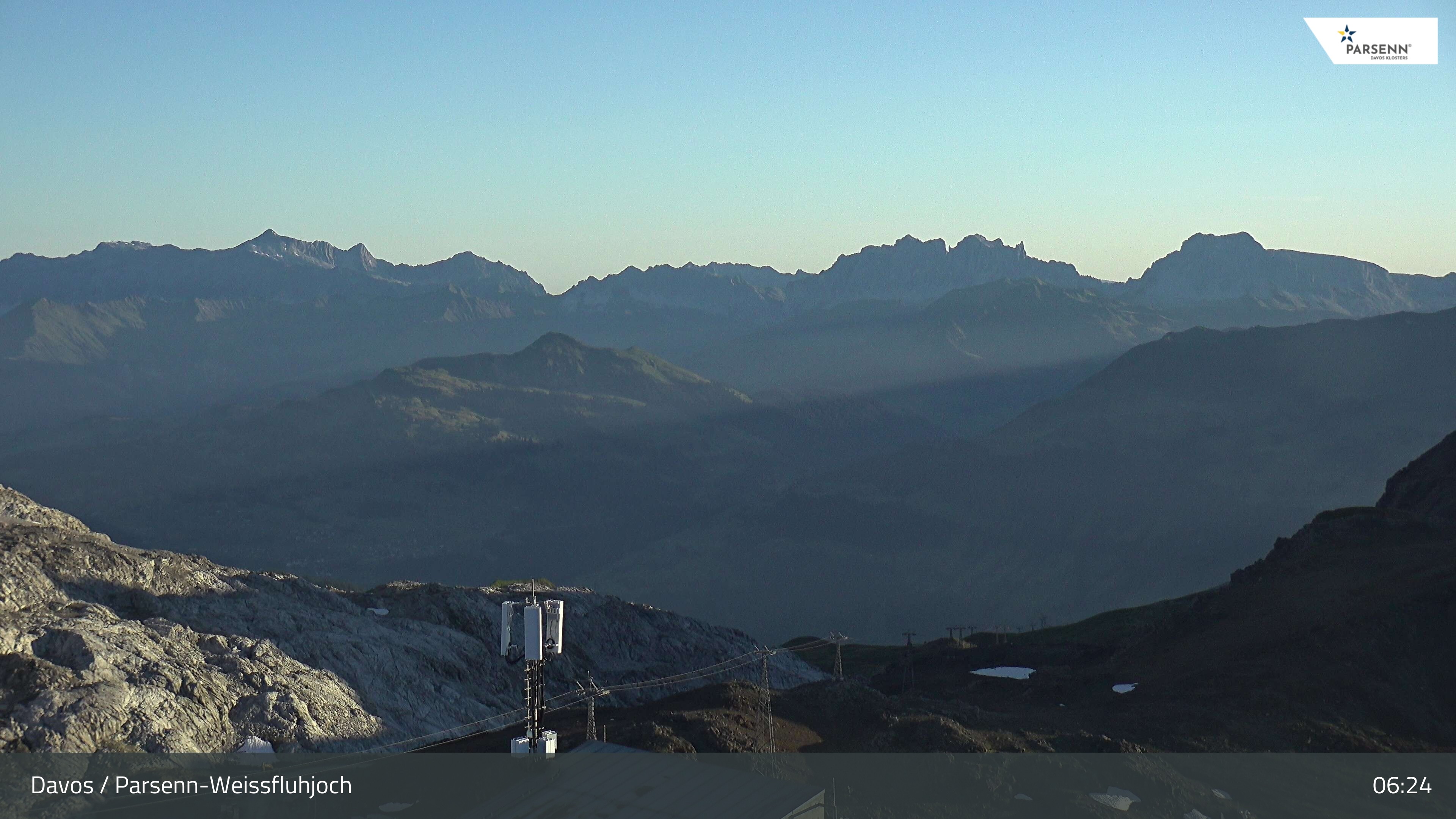 Archived image Webcam Weissfluhjoch, Davos Klosters