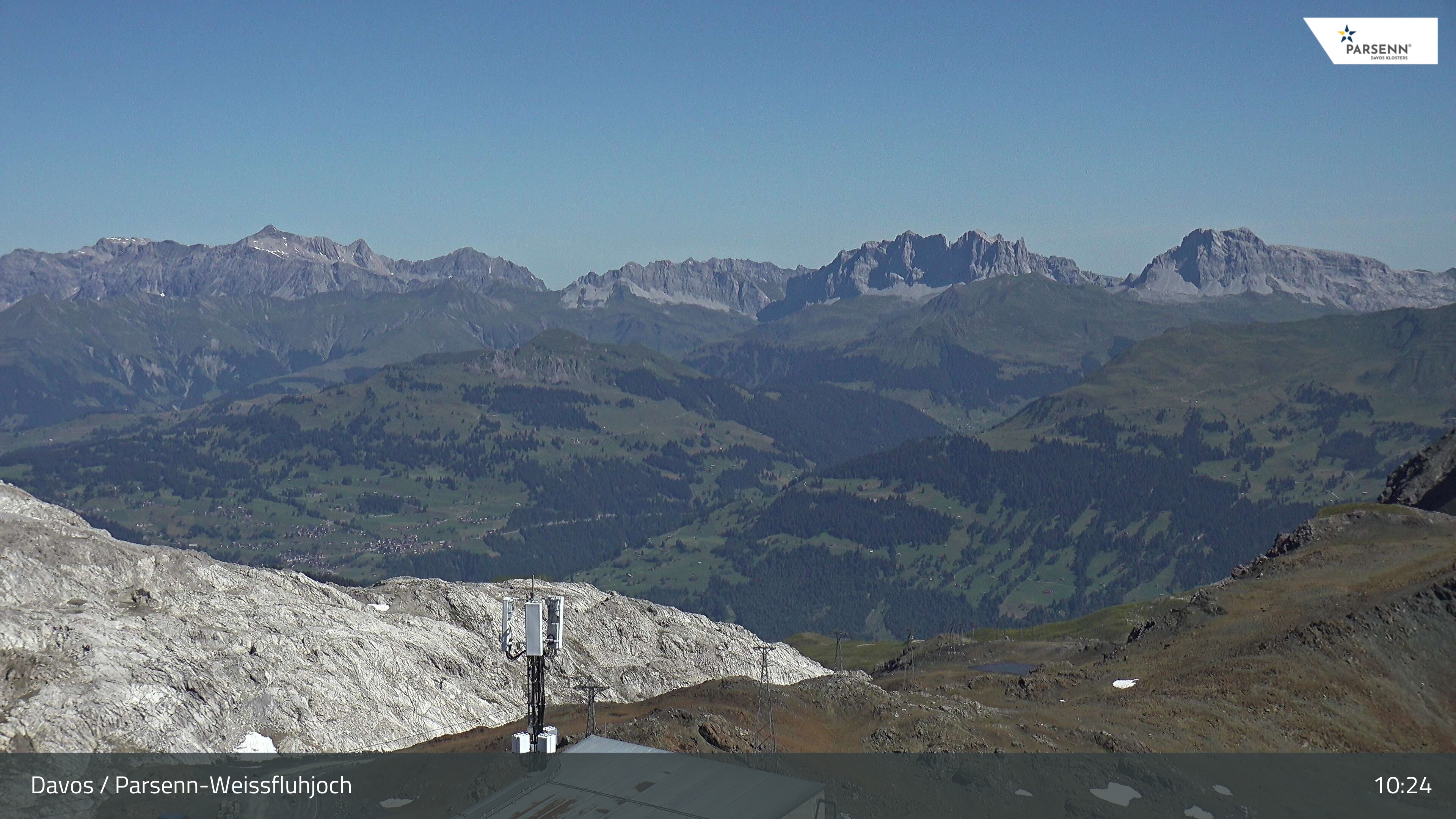 Archiv Foto Webcam Weissfluhjoch - Schifer