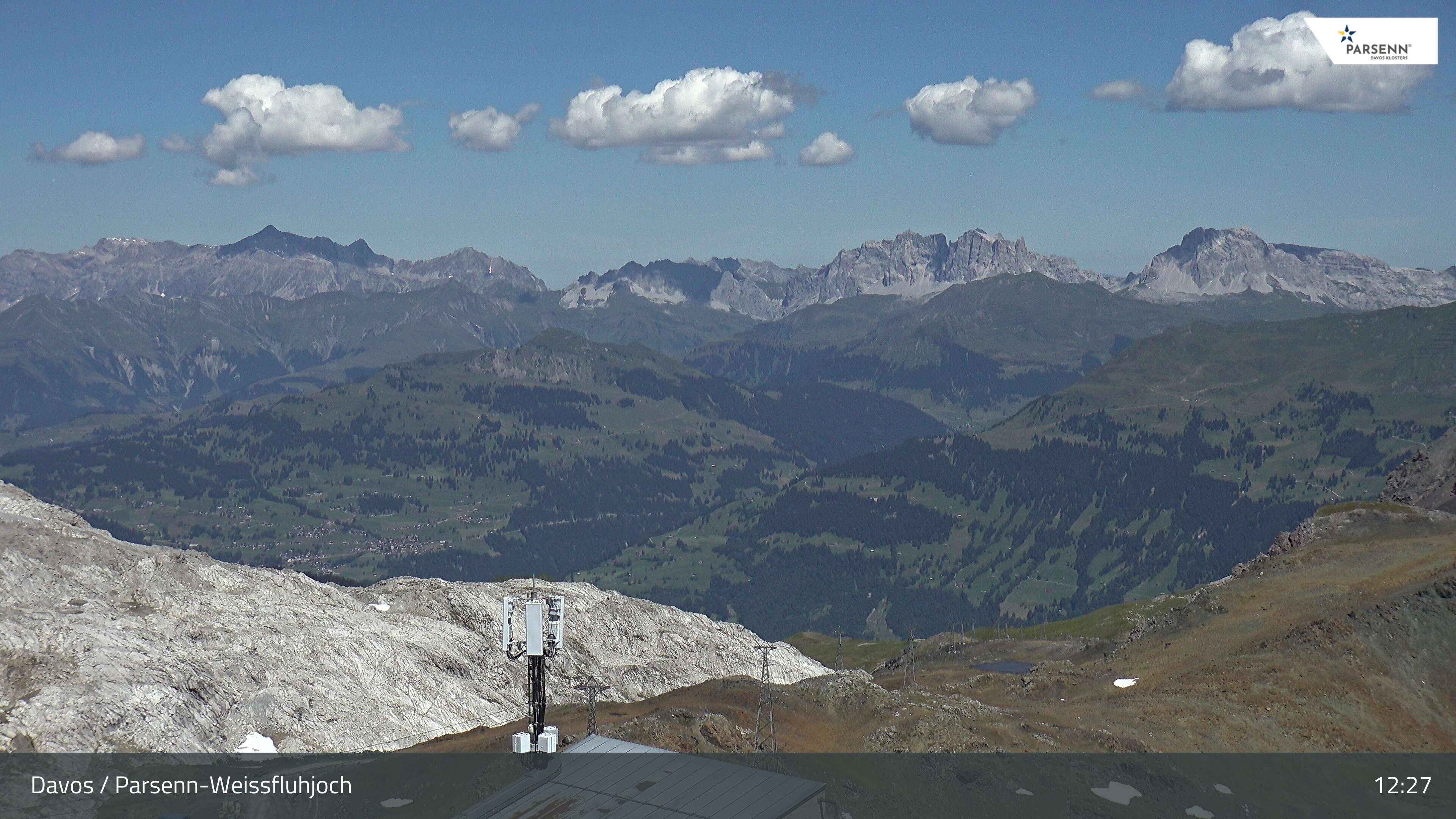 Archiv Foto Webcam Weissfluhjoch - Schifer