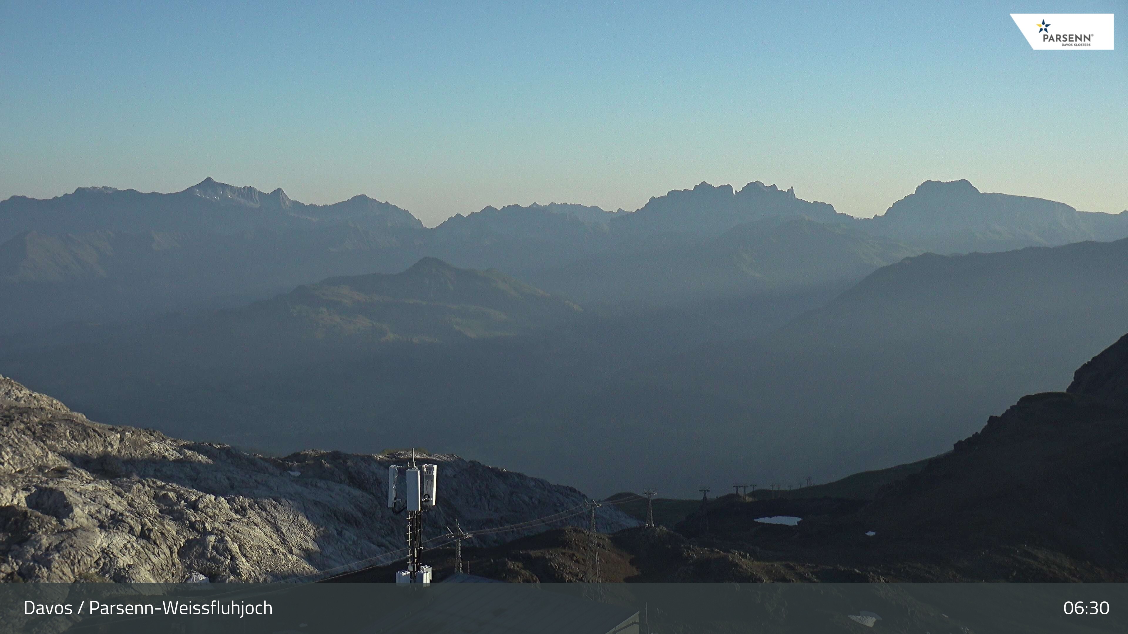 Archiv Foto Webcam Weissfluhjoch - Schifer