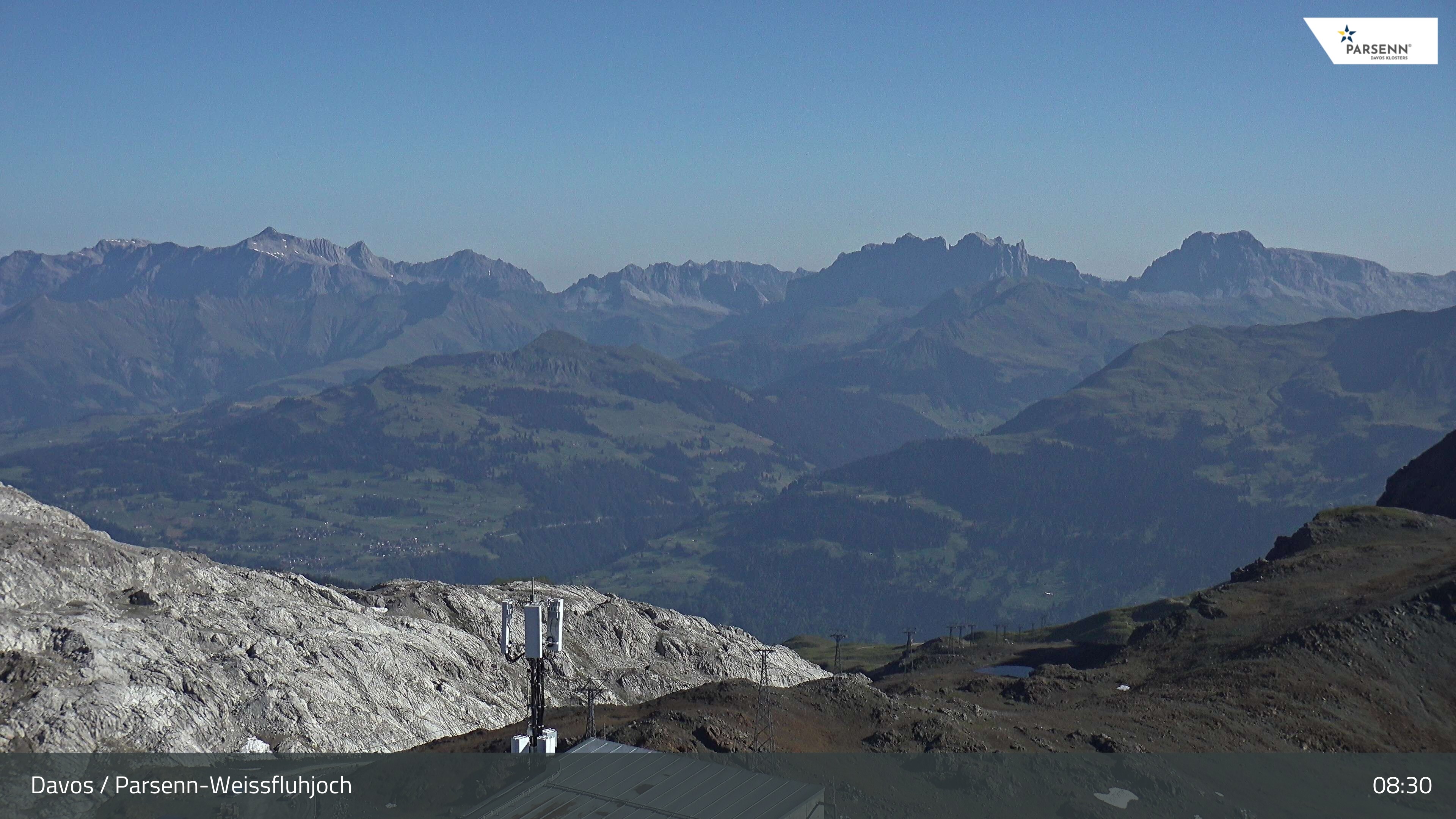 Archiv Foto Webcam Weissfluhjoch - Schifer