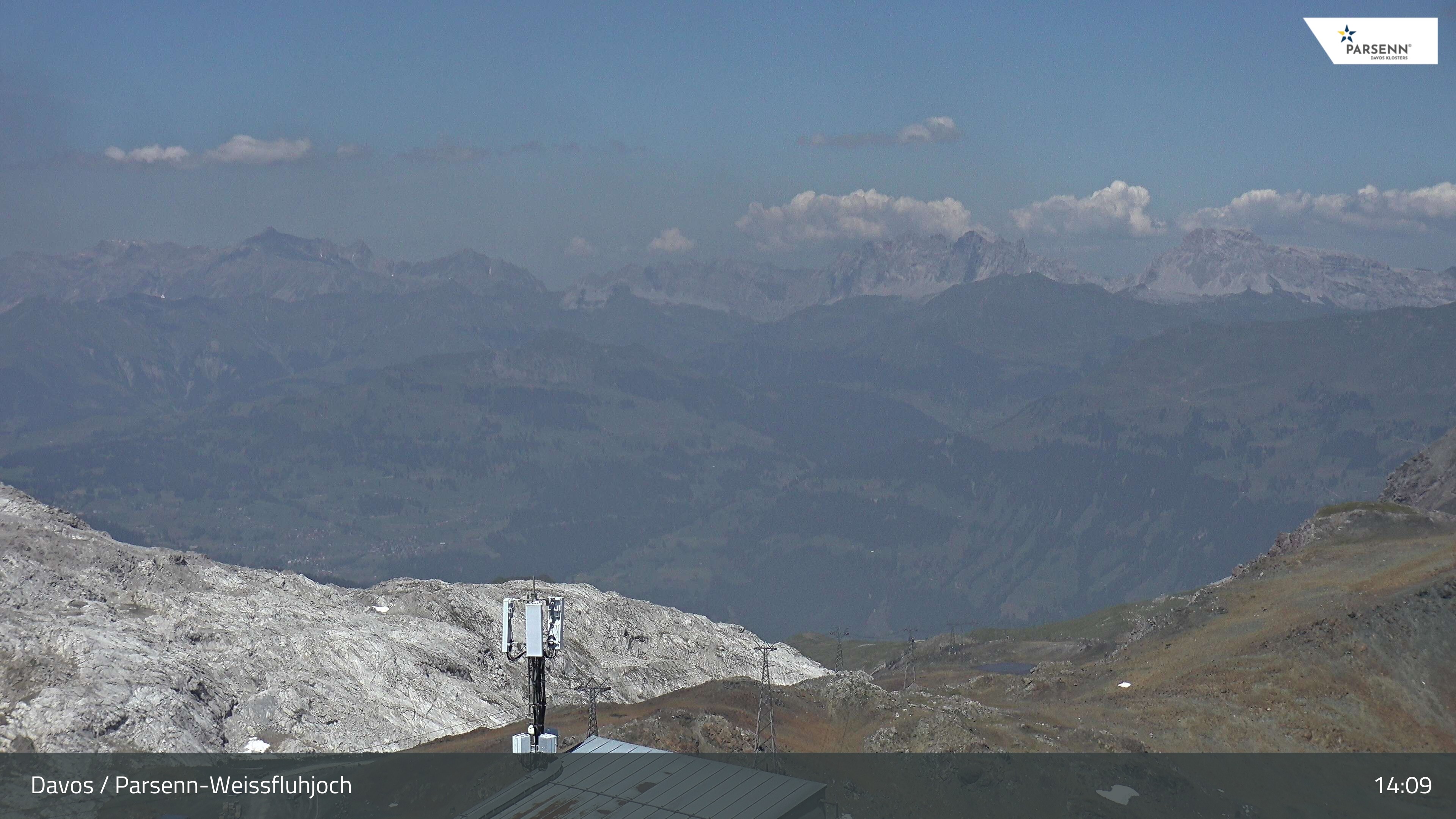 Archiv Foto Webcam Weissfluhjoch - Schifer