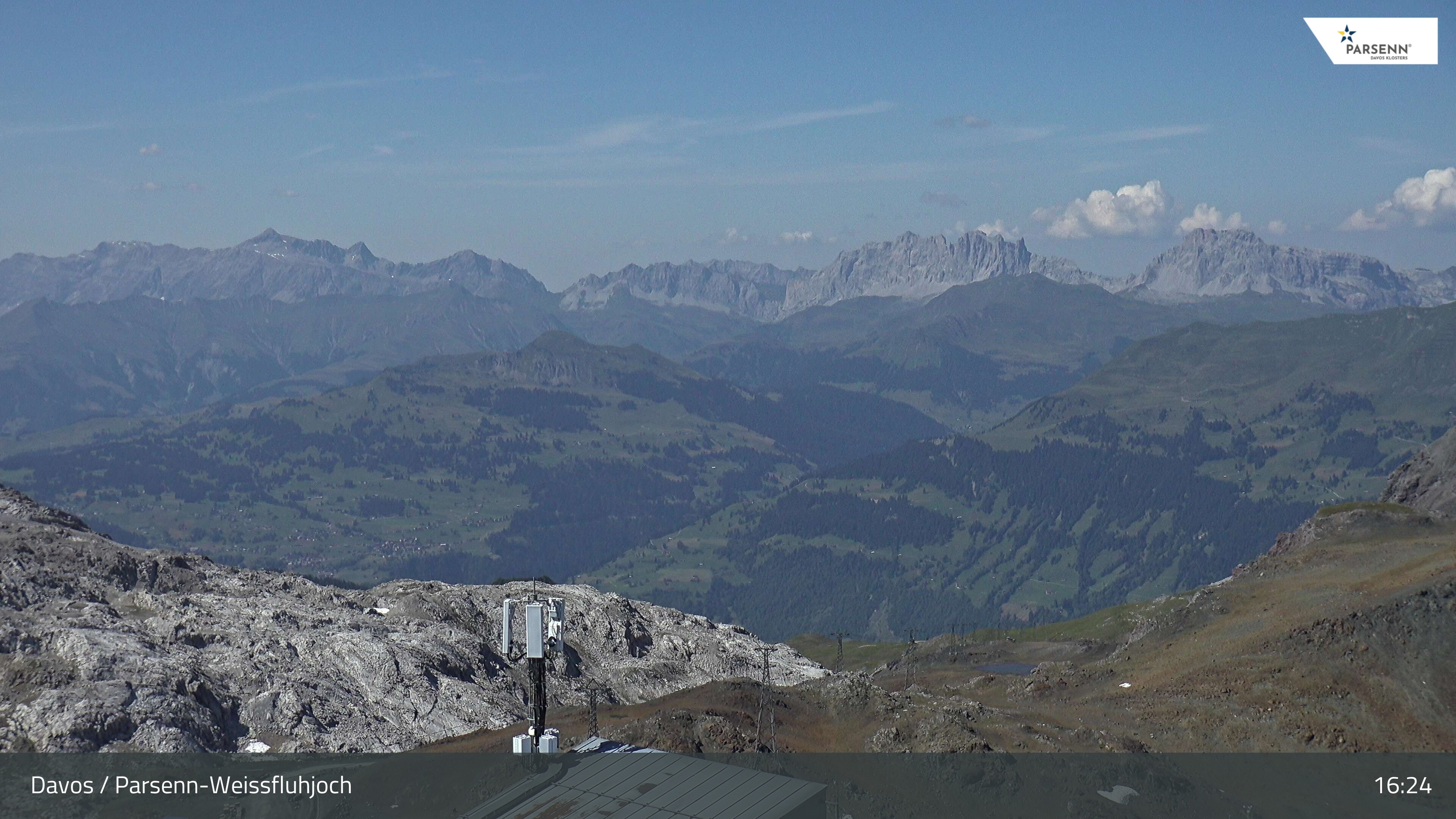 Archived image Webcam Weissfluhjoch, Davos Klosters
