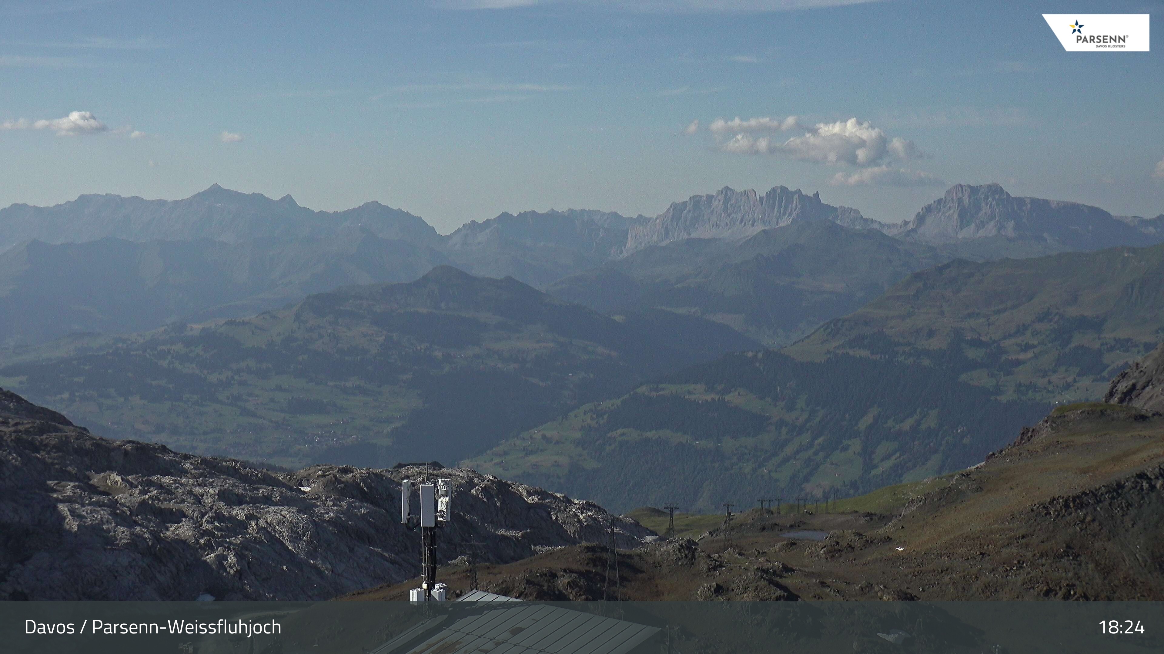Archived image Webcam Weissfluhjoch, Davos Klosters