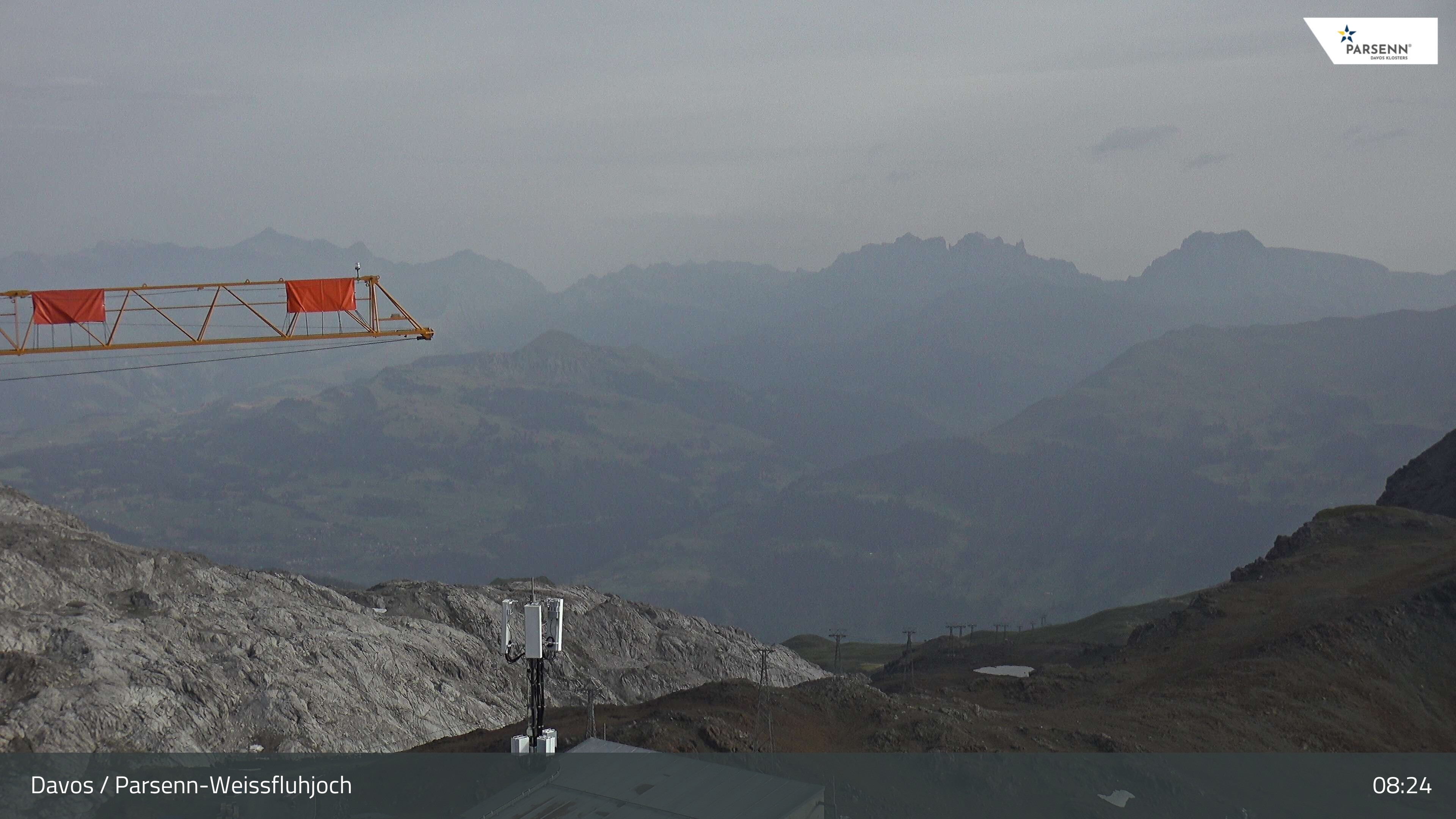 Archived image Webcam Weissfluhjoch, Davos Klosters