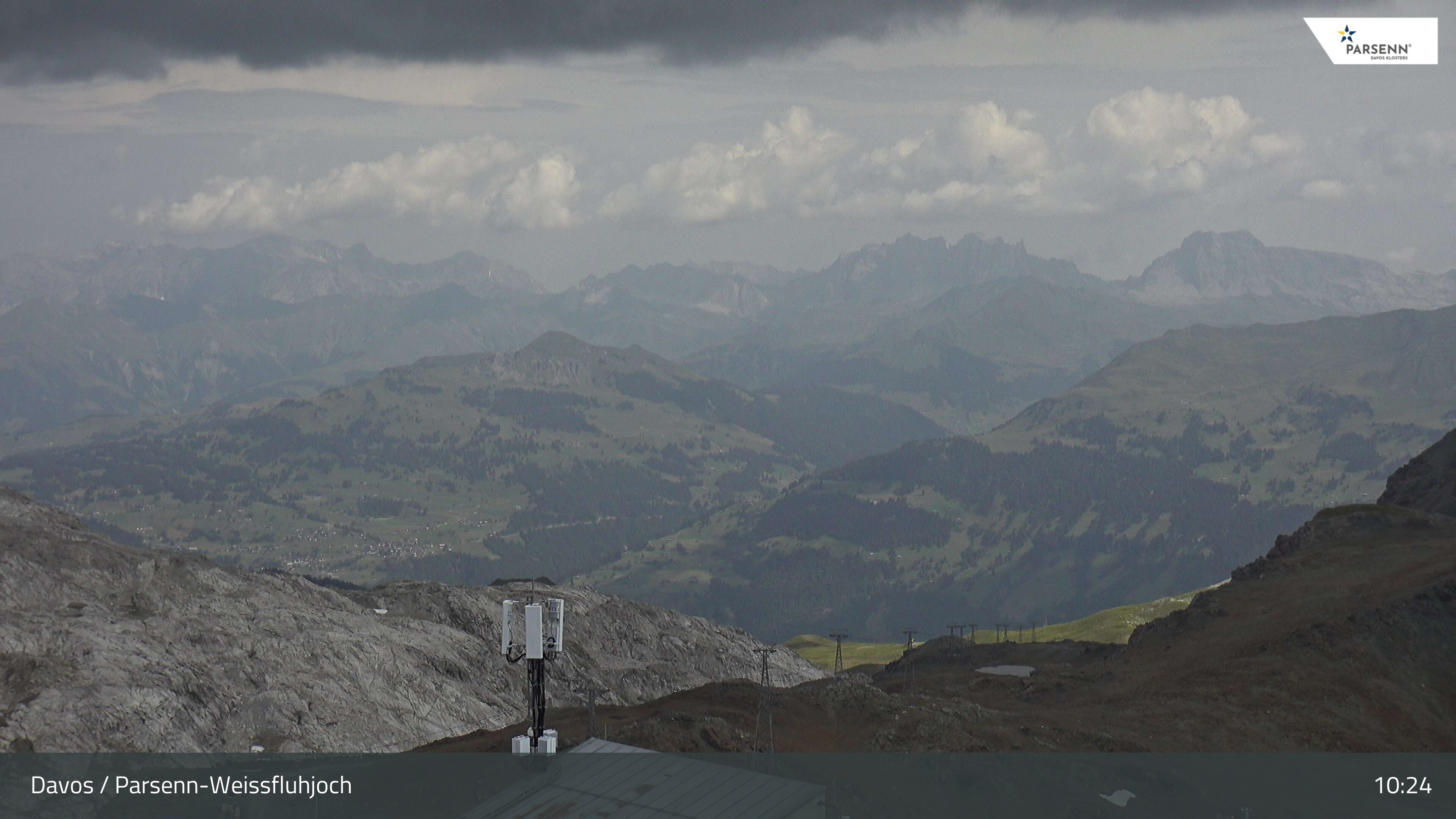 Archived image Webcam Weissfluhjoch, Davos Klosters