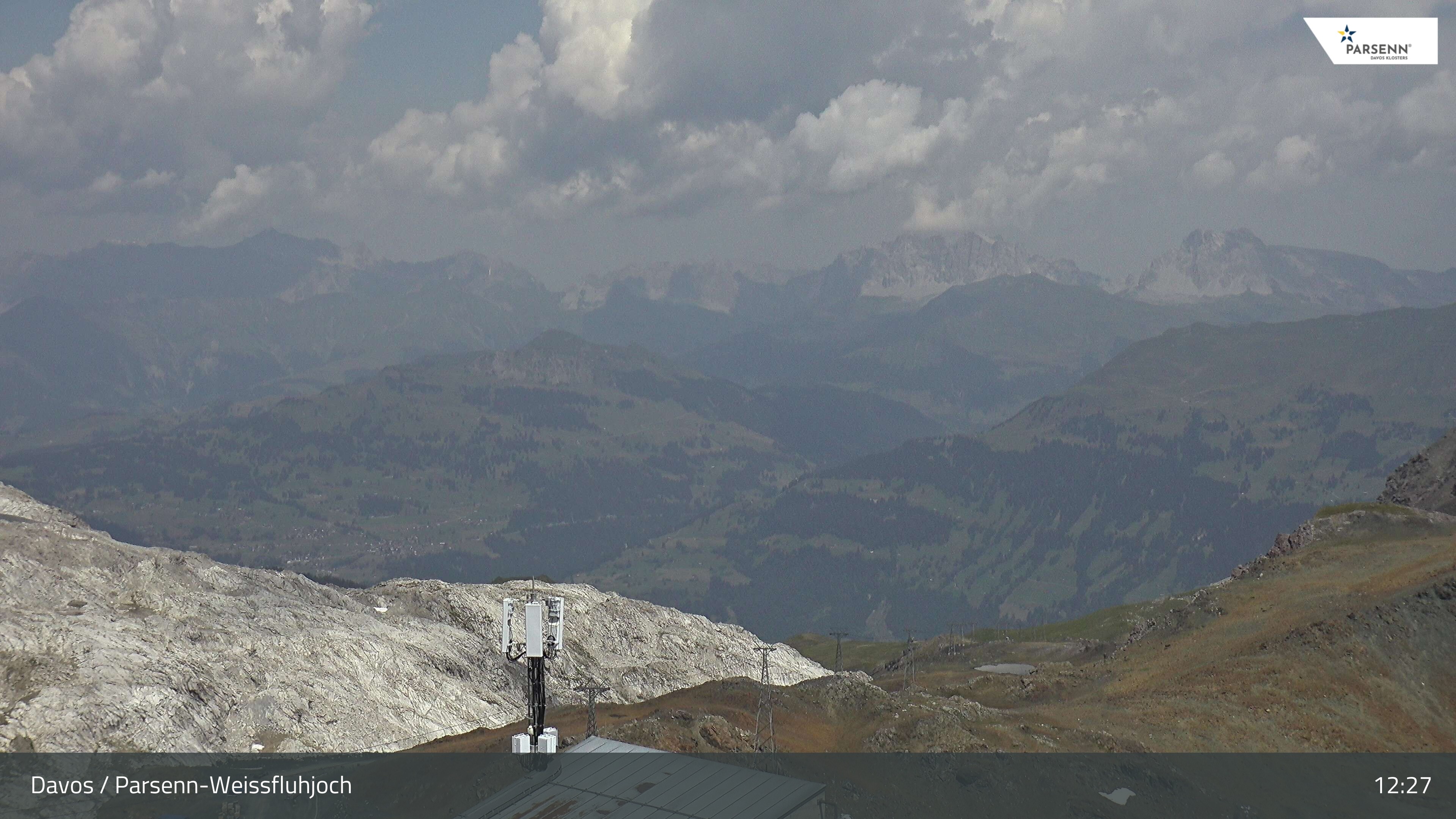 Archived image Webcam Weissfluhjoch, Davos Klosters