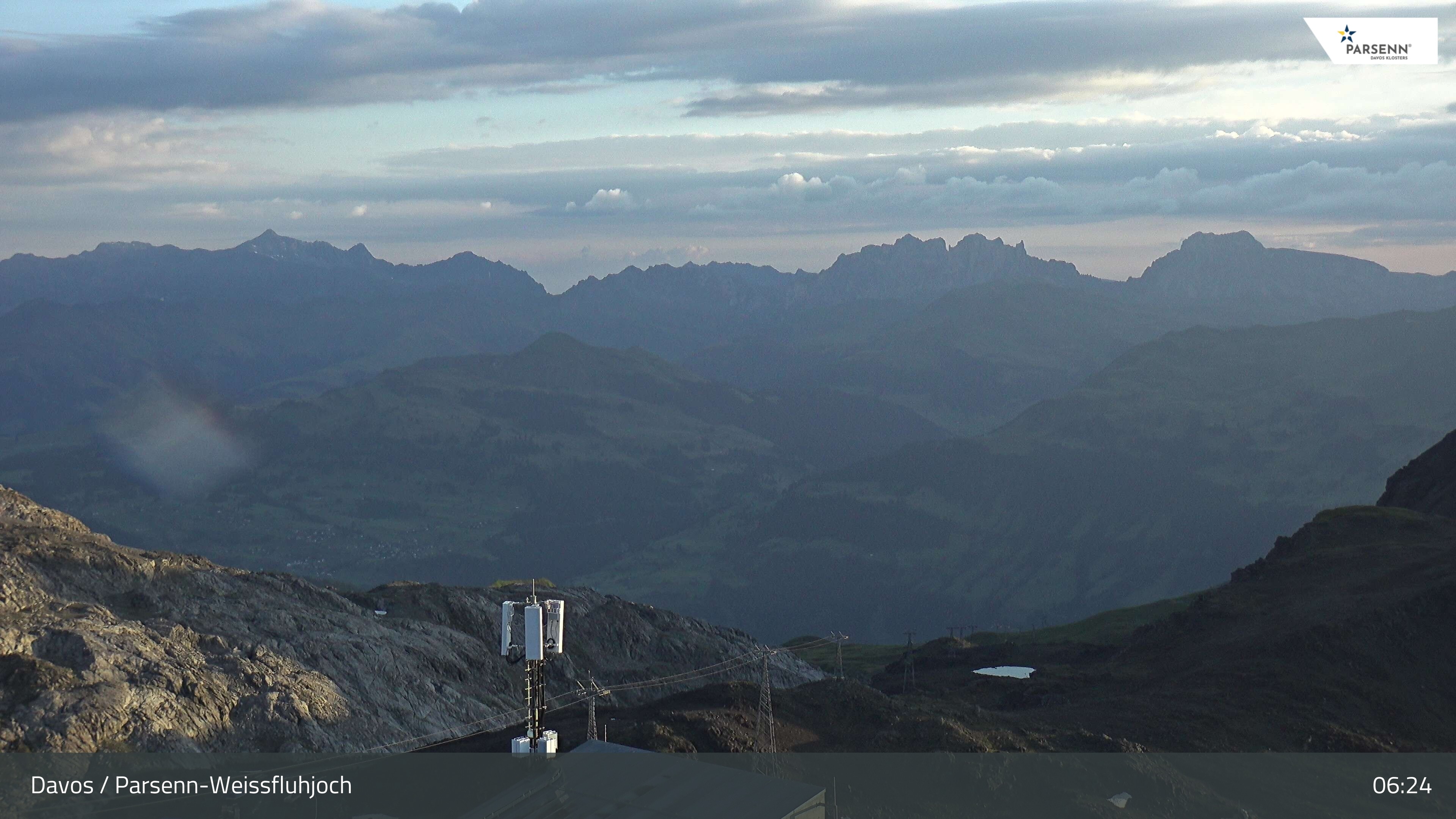 Archived image Webcam Weissfluhjoch, Davos Klosters